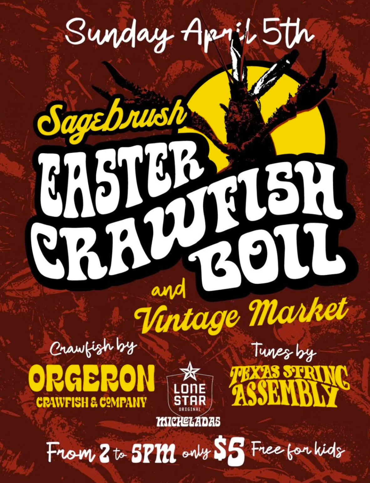 Easter Crawfish Boil @Sagebrush
