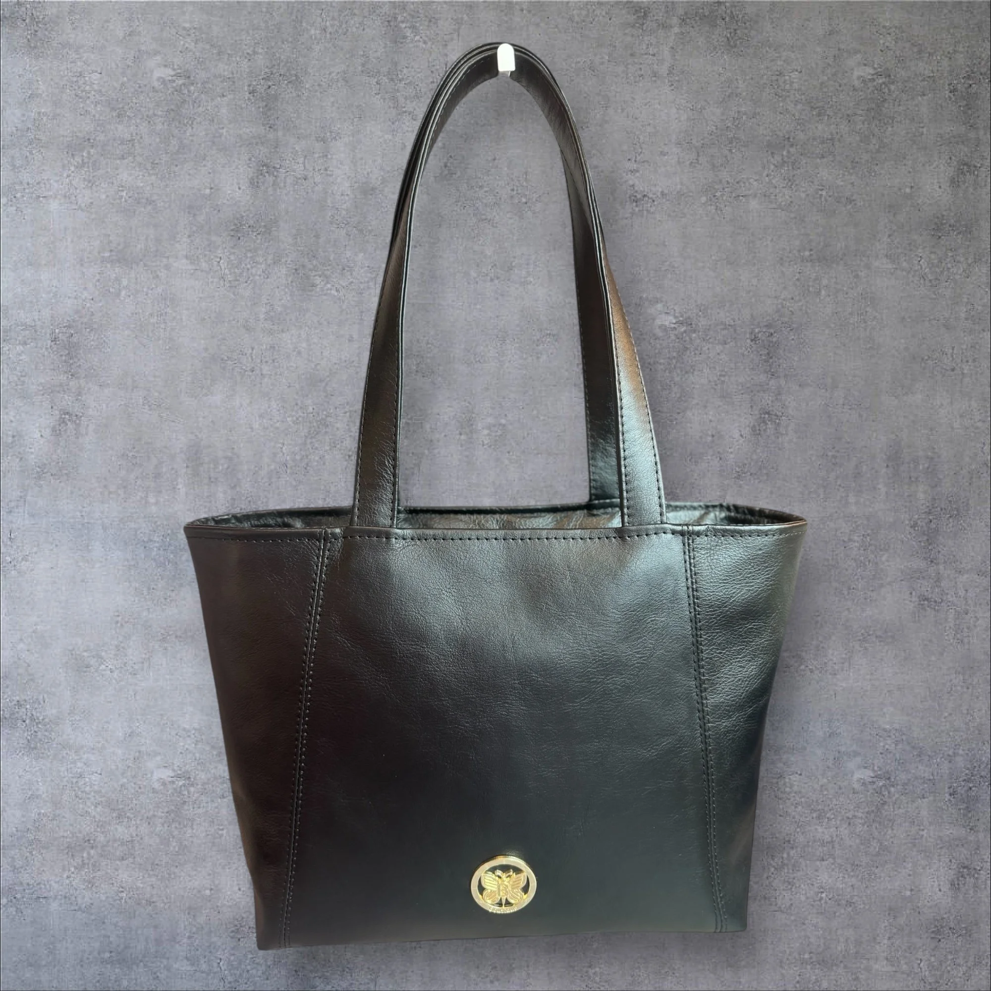 Black Everyday Leather Tote