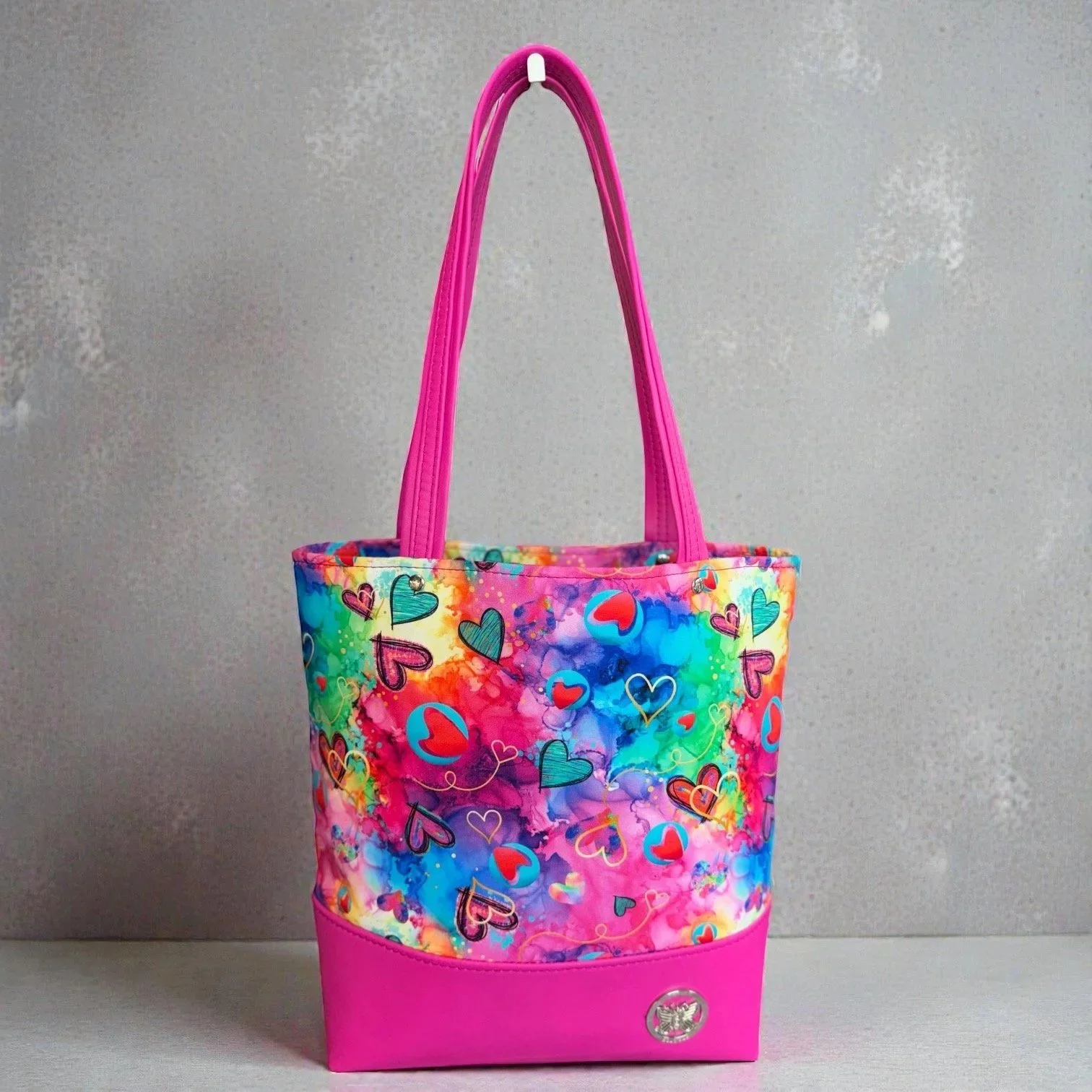 Watercolor Hearts Tote