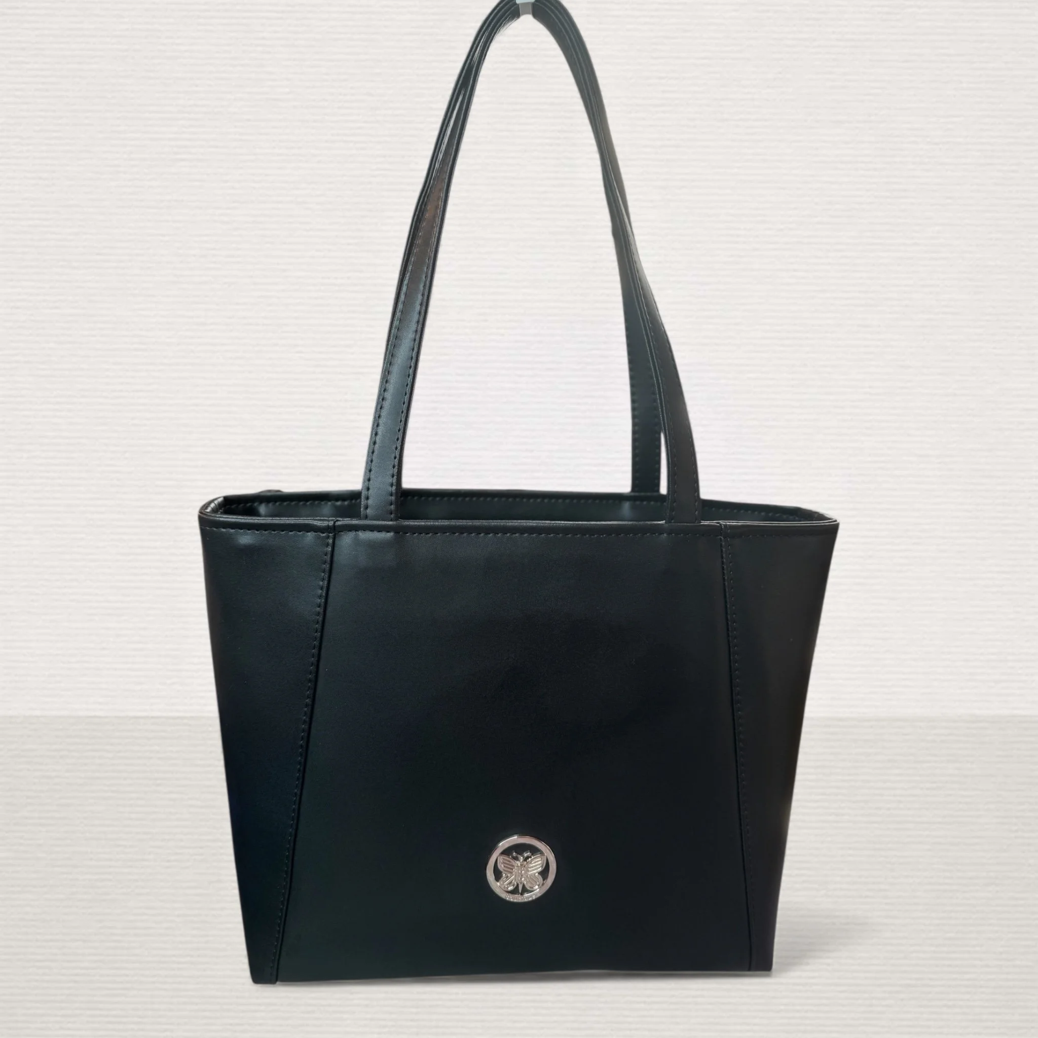 Black Elegance Slim Tote