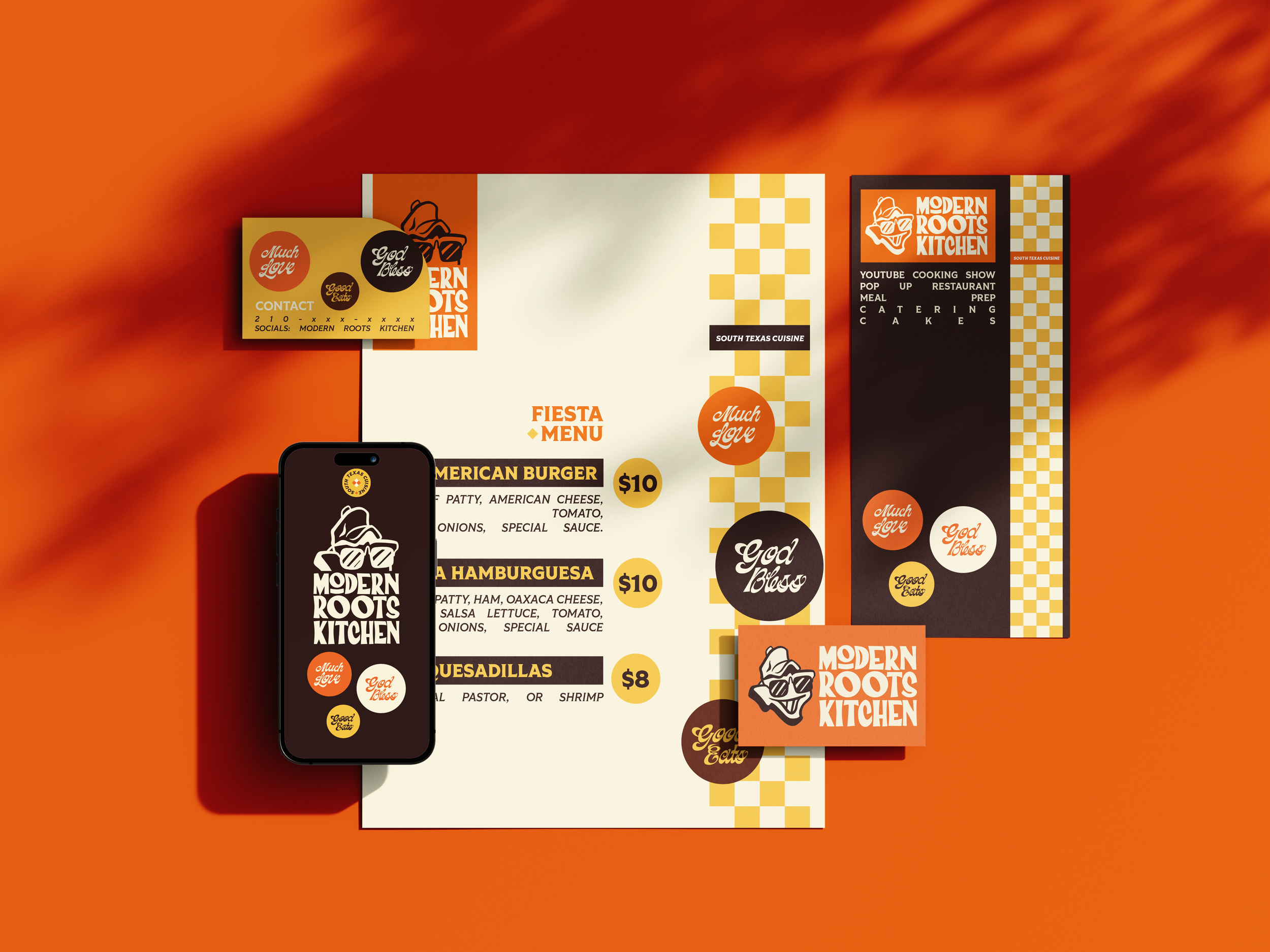 Custom Food Brand identity