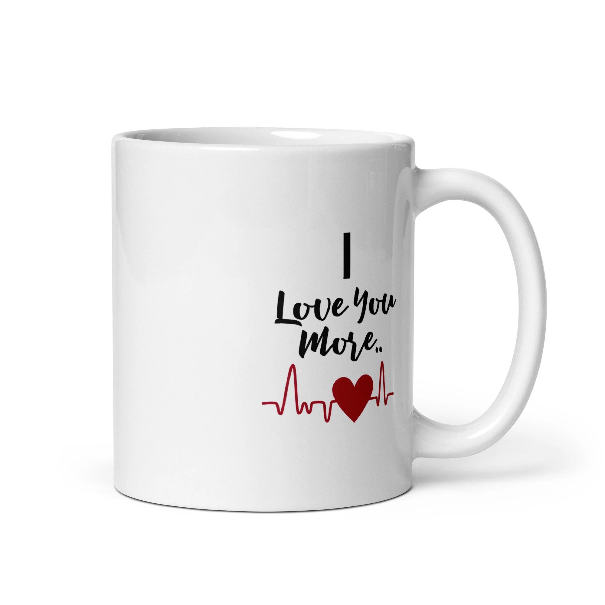 I love you more mug