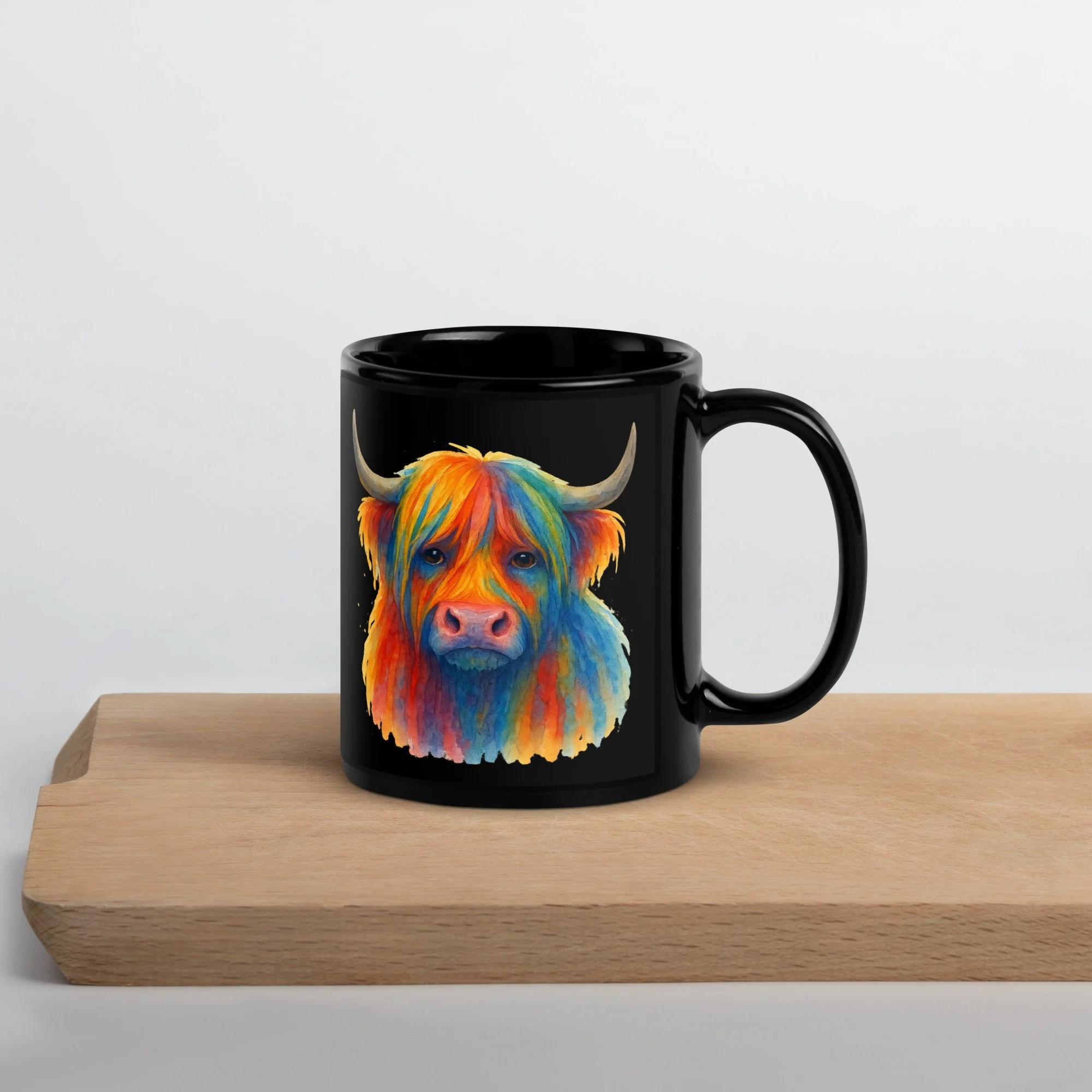 highland cow mug
