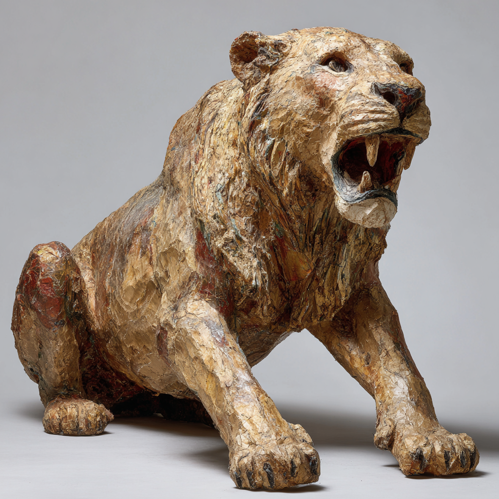 Papier mache lion.png