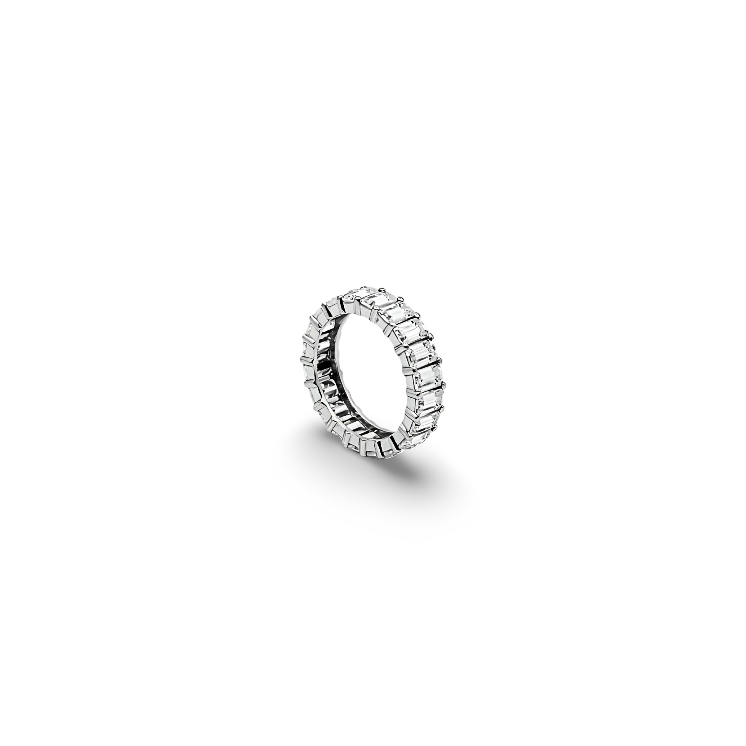 Emerald Cut Eternity Band, 8ct