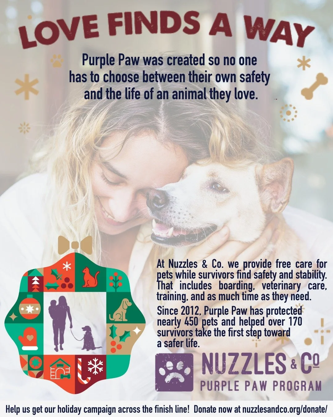 Love finds a way &mdash; especially in the moments when leaving isn&rsquo;t simple. 💜

Purple Paw was created so no one ever has to choose between their own safety and the life of an animal they love. When survivors of domestic violence need to esca