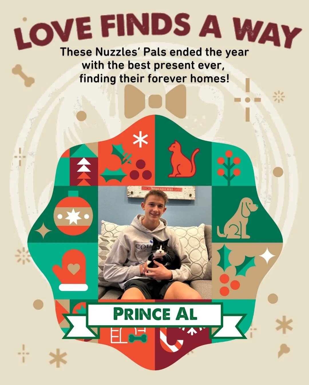 Love found a way again and again. 

Each adoption is a reminder that patience, care, and community make moments like this possible. Congratulations to this week&rsquo;s lucky pups and kitties and the families who chose them.

Help us keep love moving