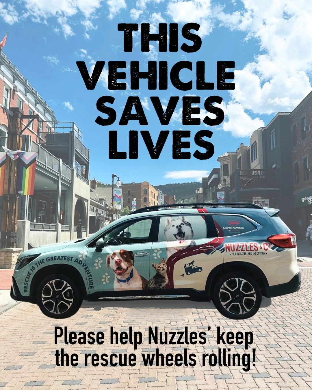 Behind-the-scenes need: paying off our Rescue Subaru. 🚗🐾

It&rsquo;s not the cutest part of rescue&mdash;but it&rsquo;s one of the most important. We need to raise $25,000 to buy out our lease as it ends.

This Subaru is our daily go-to for transpo