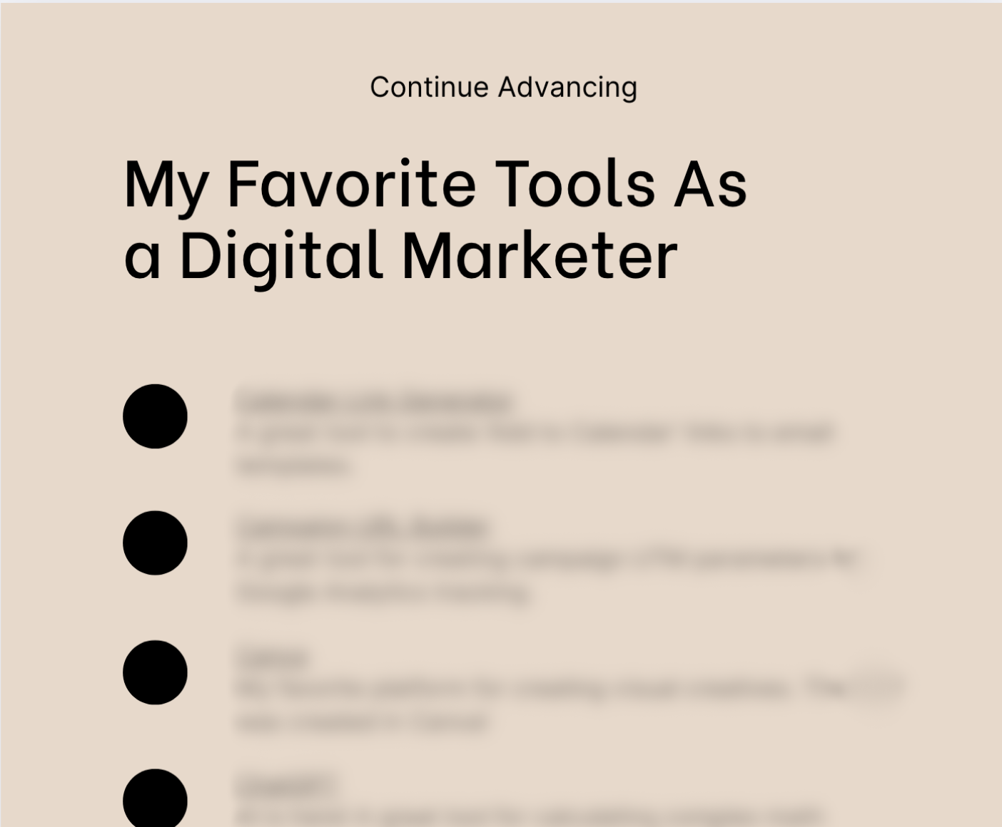 My Favorite Digital Marketing Tools