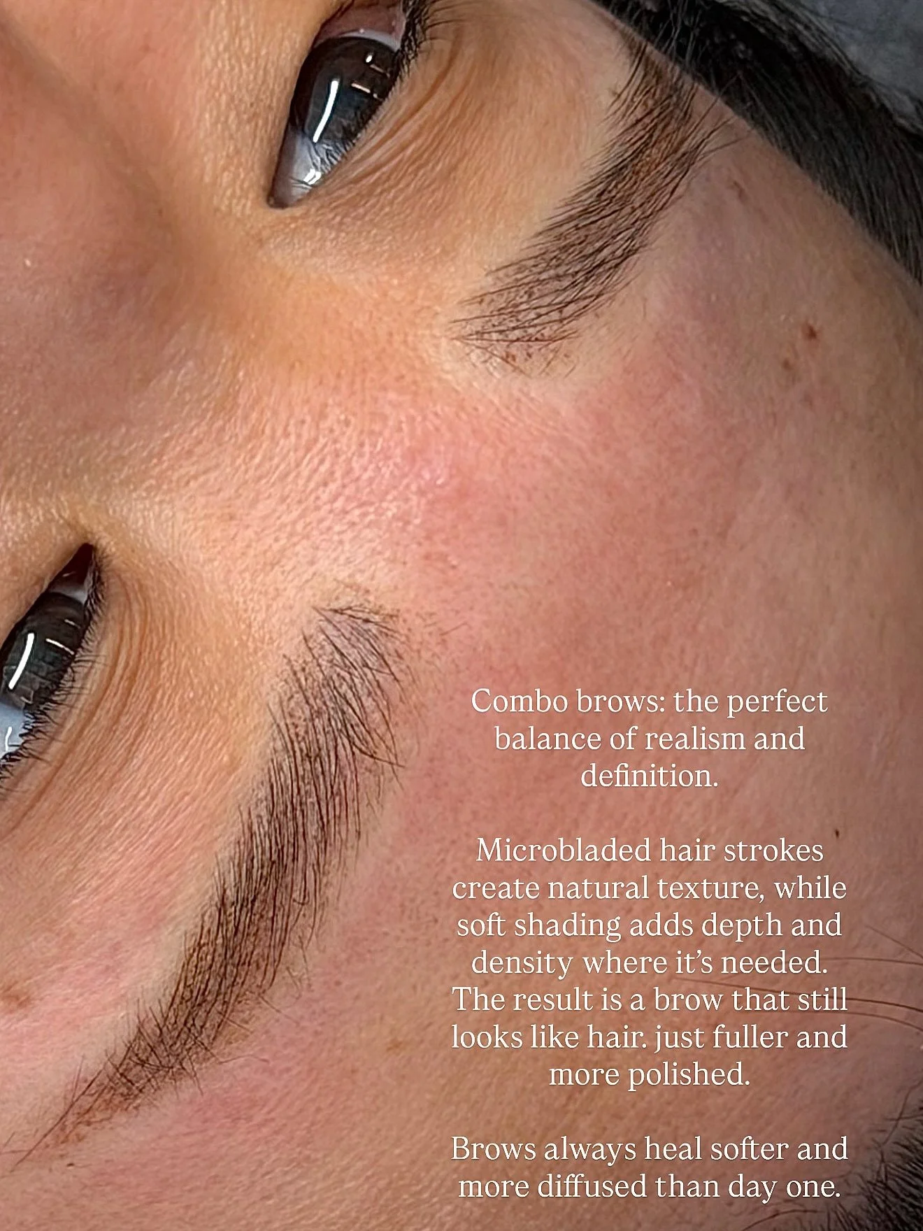 Our absolute favorite #combobrows 🎯 

This combo brow technique combines ultra-fine hair strokes with soft shading to add dimension and fullness while keeping the brow airy and natural.

Designed with intention, tailored to the face @dannysimonyi