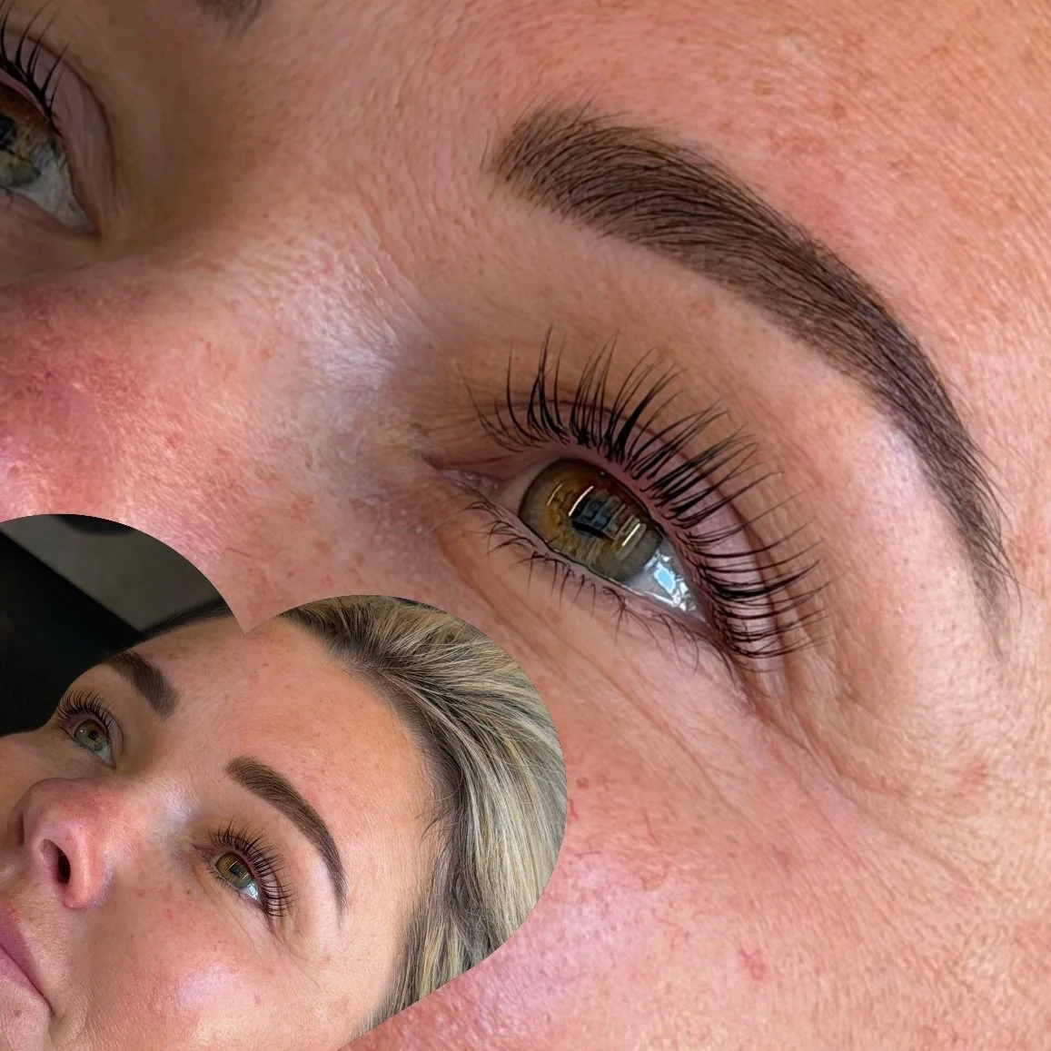 Brow lamination 🤝 Korean lash lift 

#browlamination#koreanlashlift
