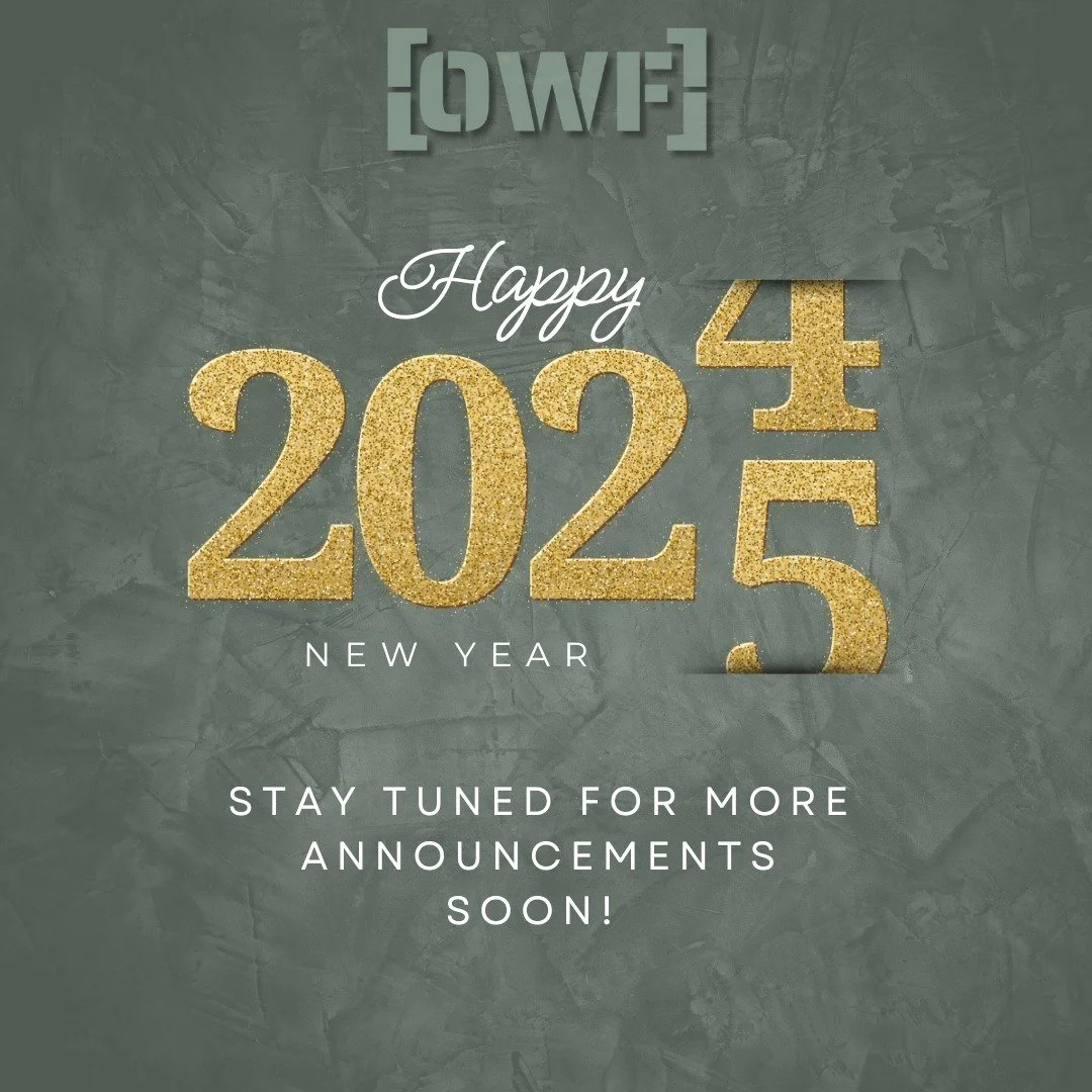 From the OWF Team to you and your family, Happy New Year! 
We are excited to work alongside everyone in the coming year! Take the day to get after it! 

Stay tuned for some more announcements in the New Year! 

___________
#Veteran #HappyNewYear #Vet