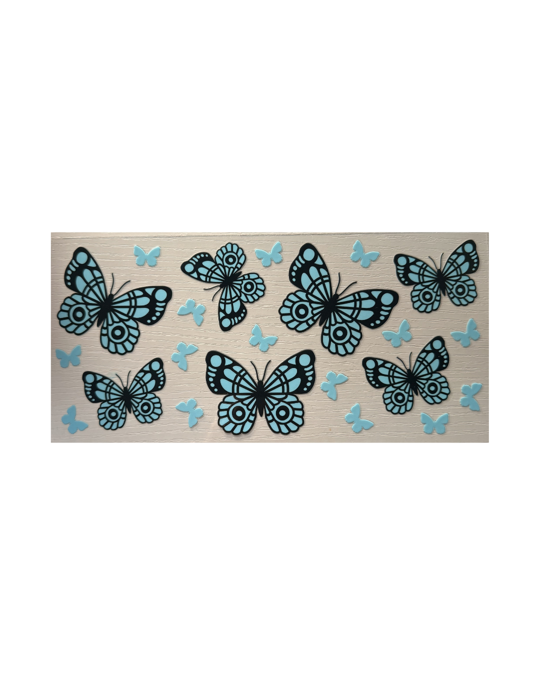 Blue Butterfly Decal