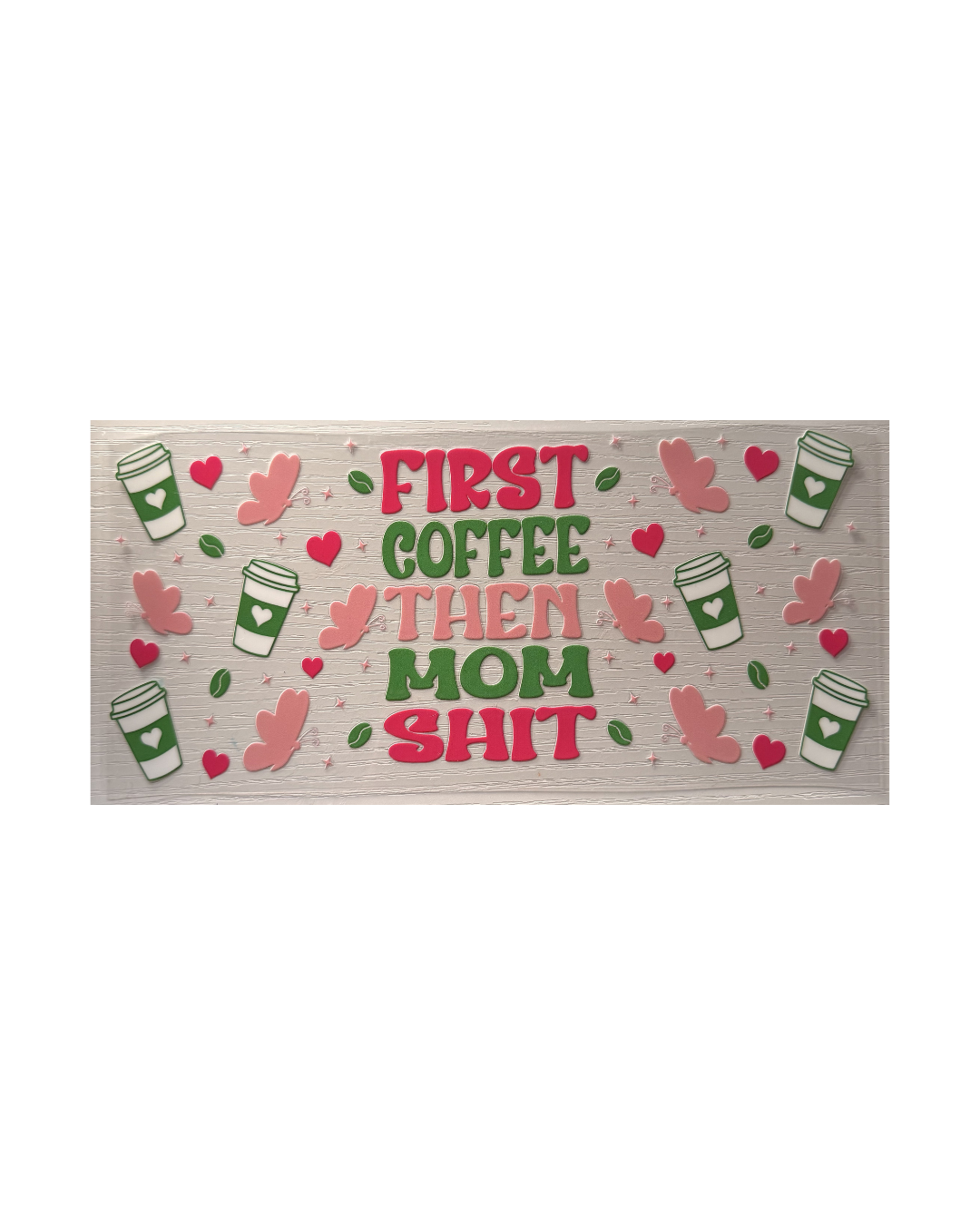 First Coffee Decal