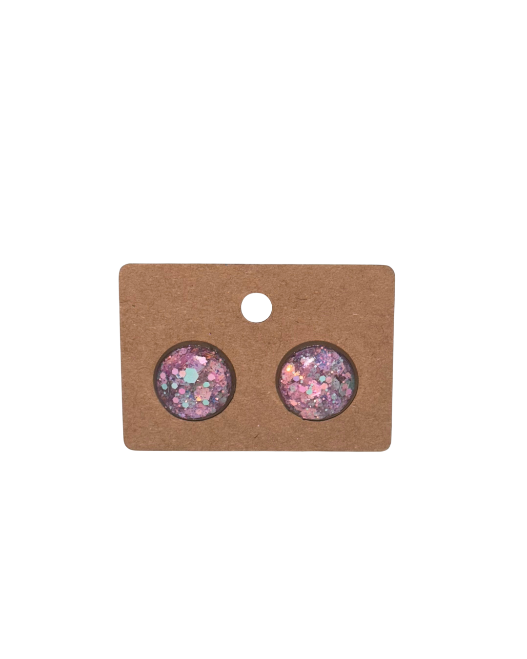 Cotton Candy Earrings - Stainless Steel Studs