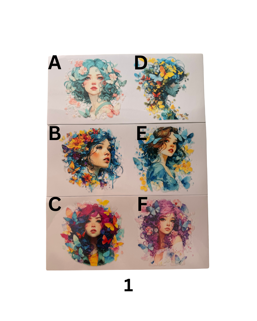 Floral Girl - Decals