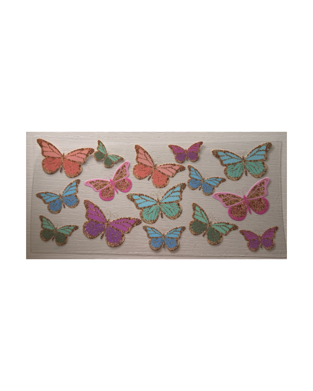 Glitter Butterfly Decal