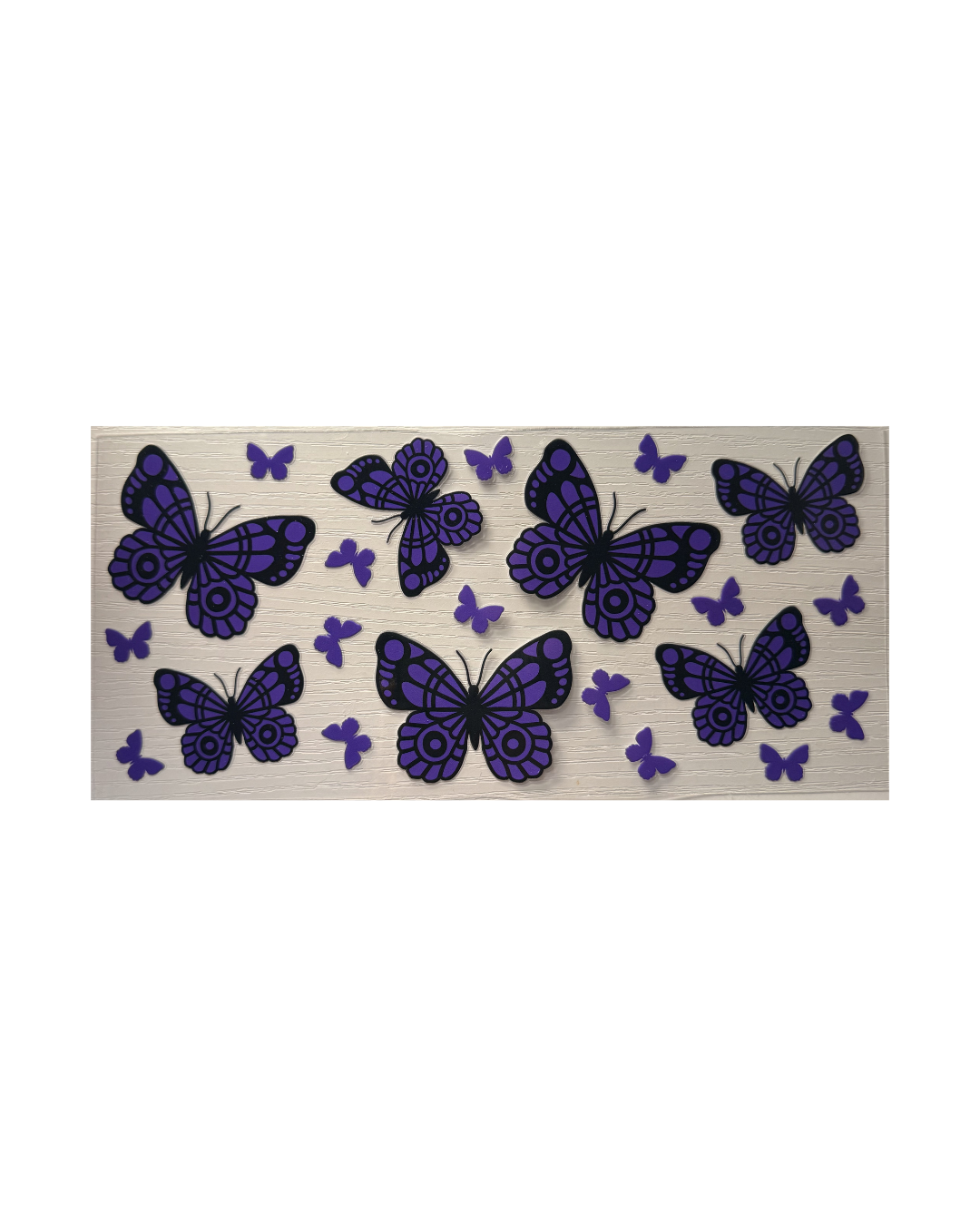 Purple Butterfly Decal