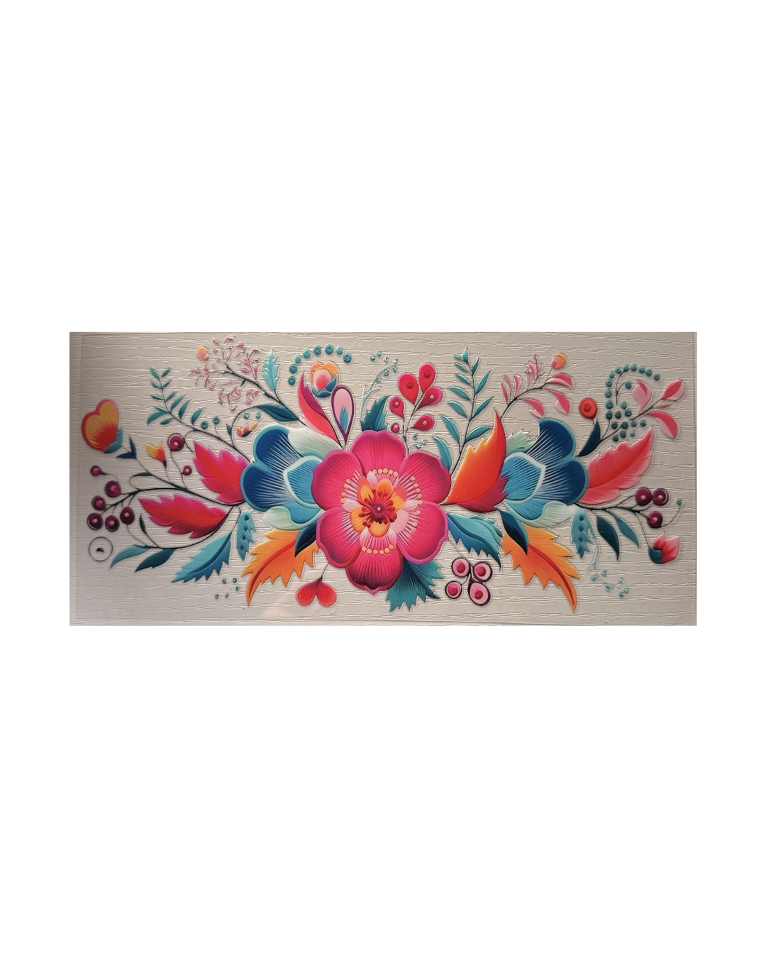 Vivid Floral Decal
