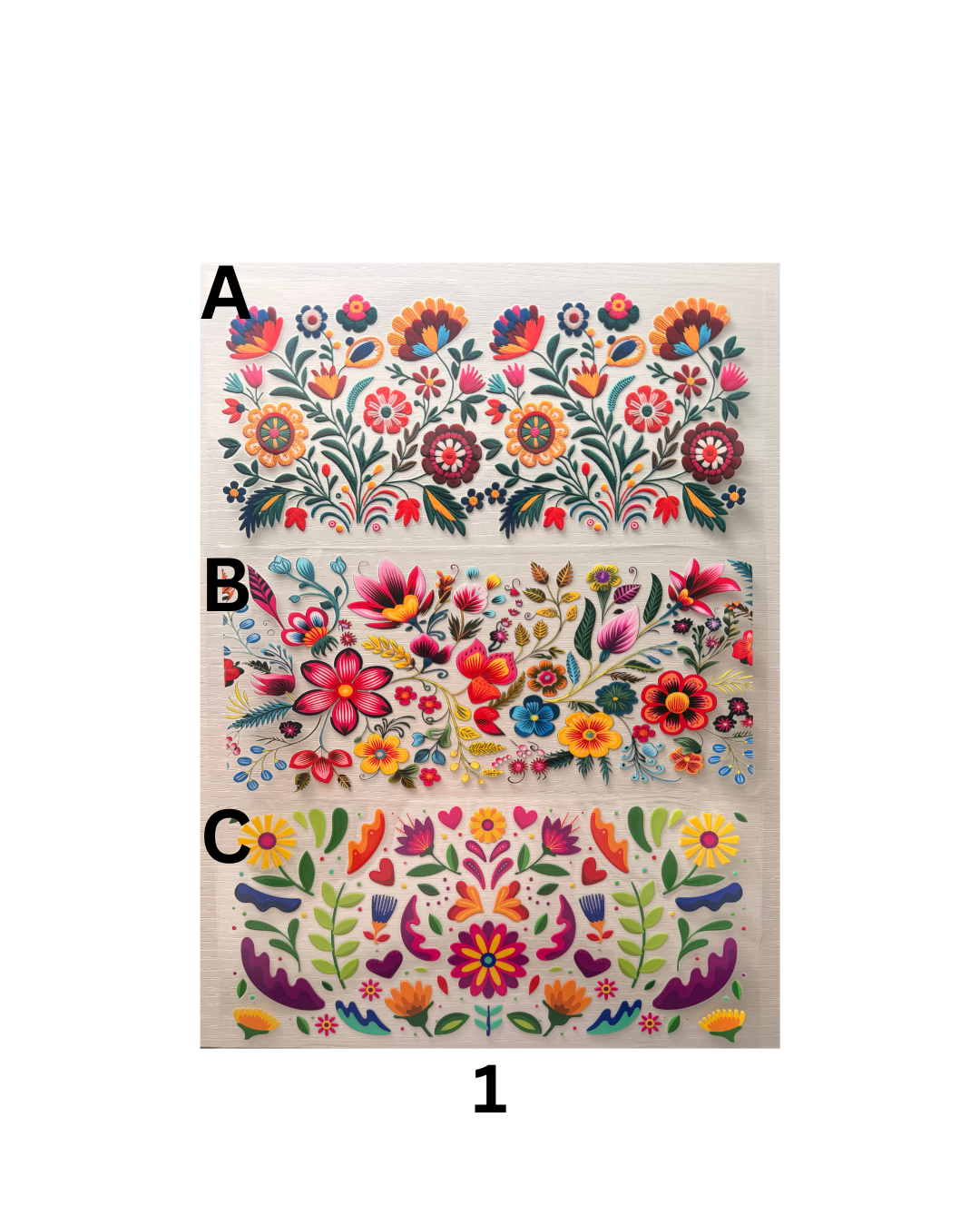 Bright Floral - Decals