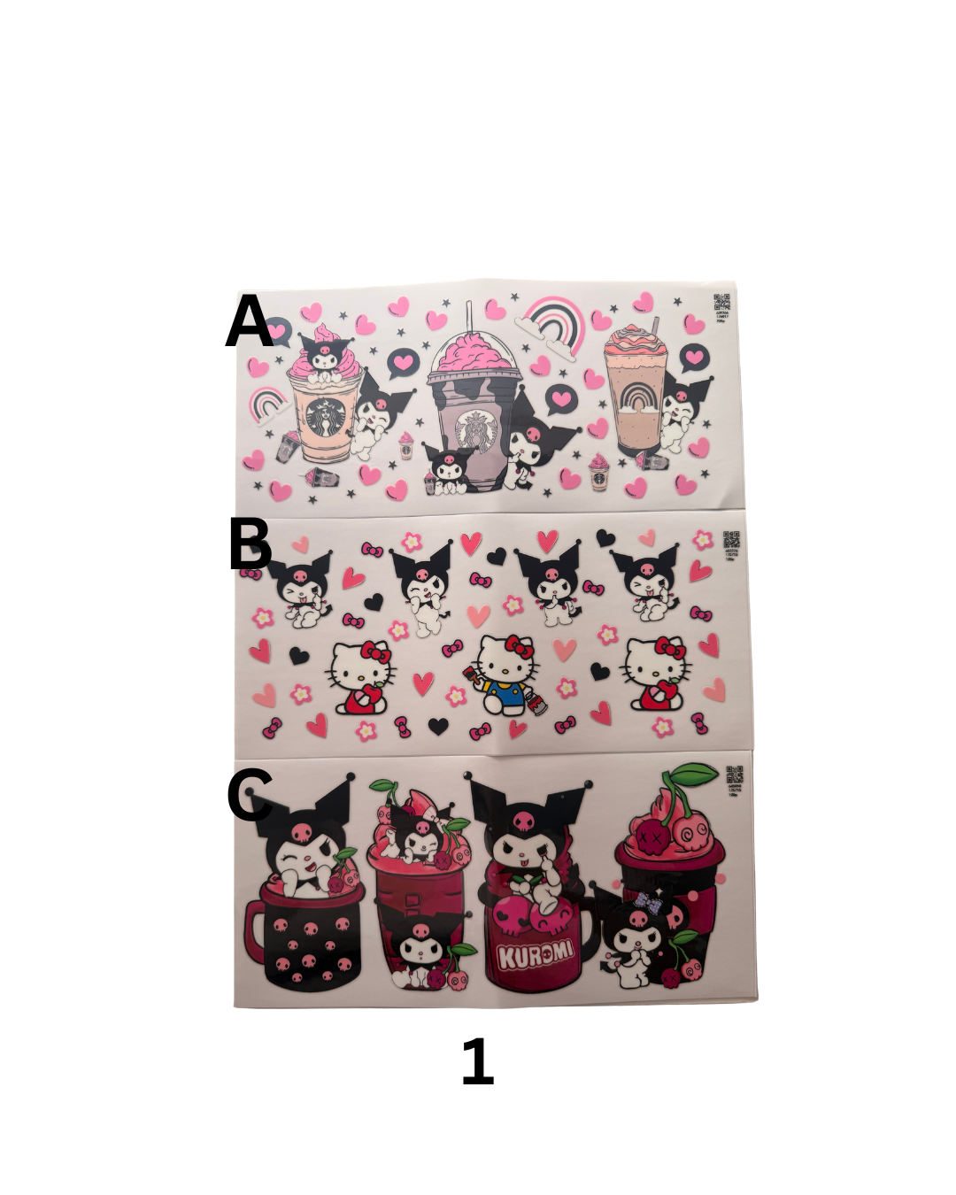 Hello + Kuromi - Decals