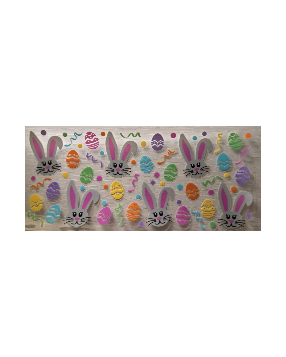 Egg and Bunny Decal