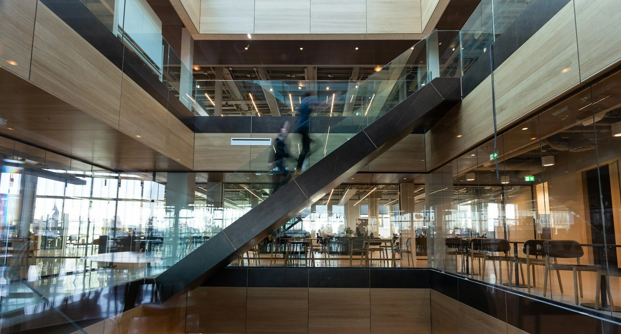 Corporate lawyers in corporate law firm office