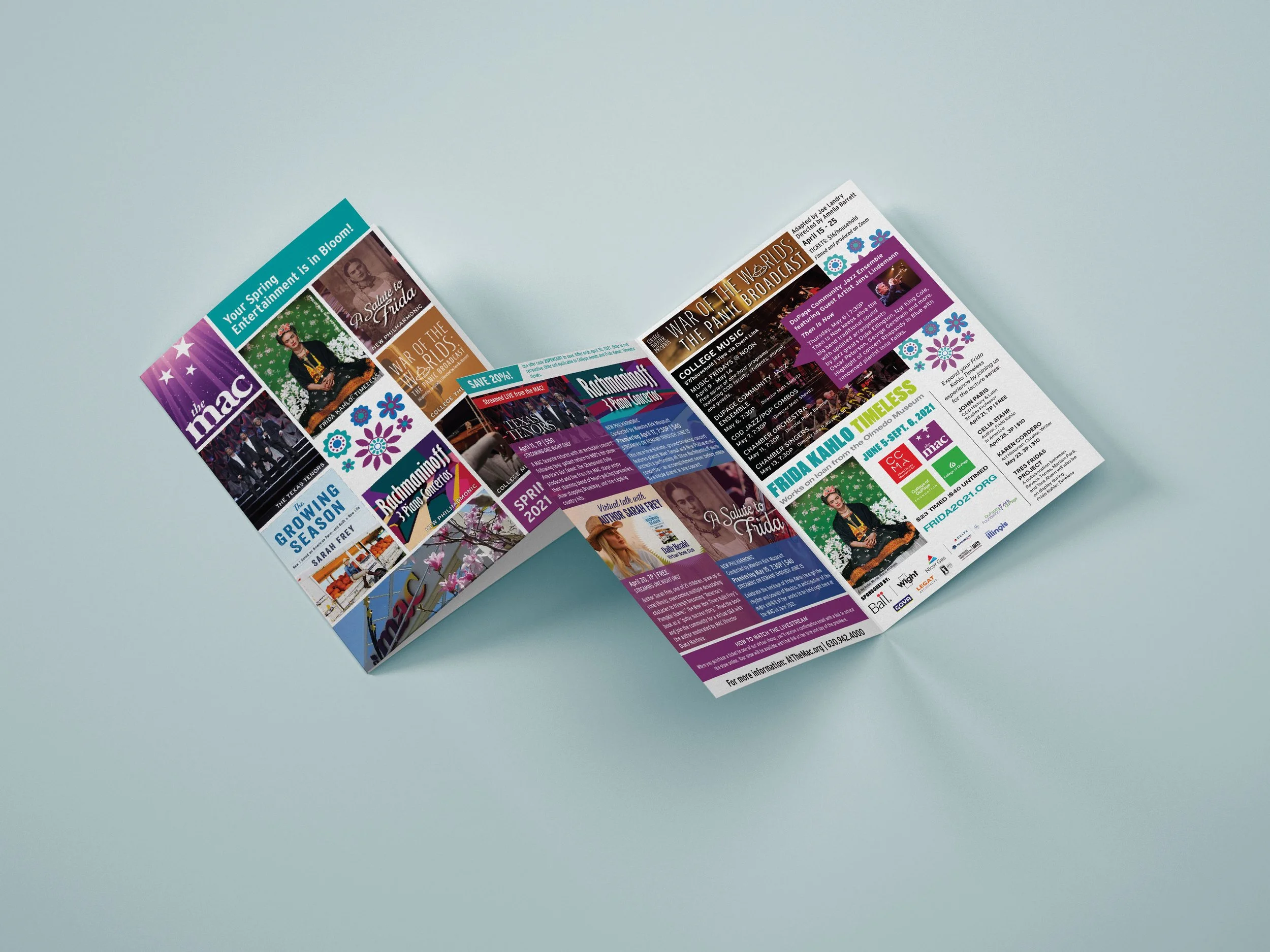 Special Format | MAC Printed Season Brochure (Produced during the COVID-19 Pandemic)