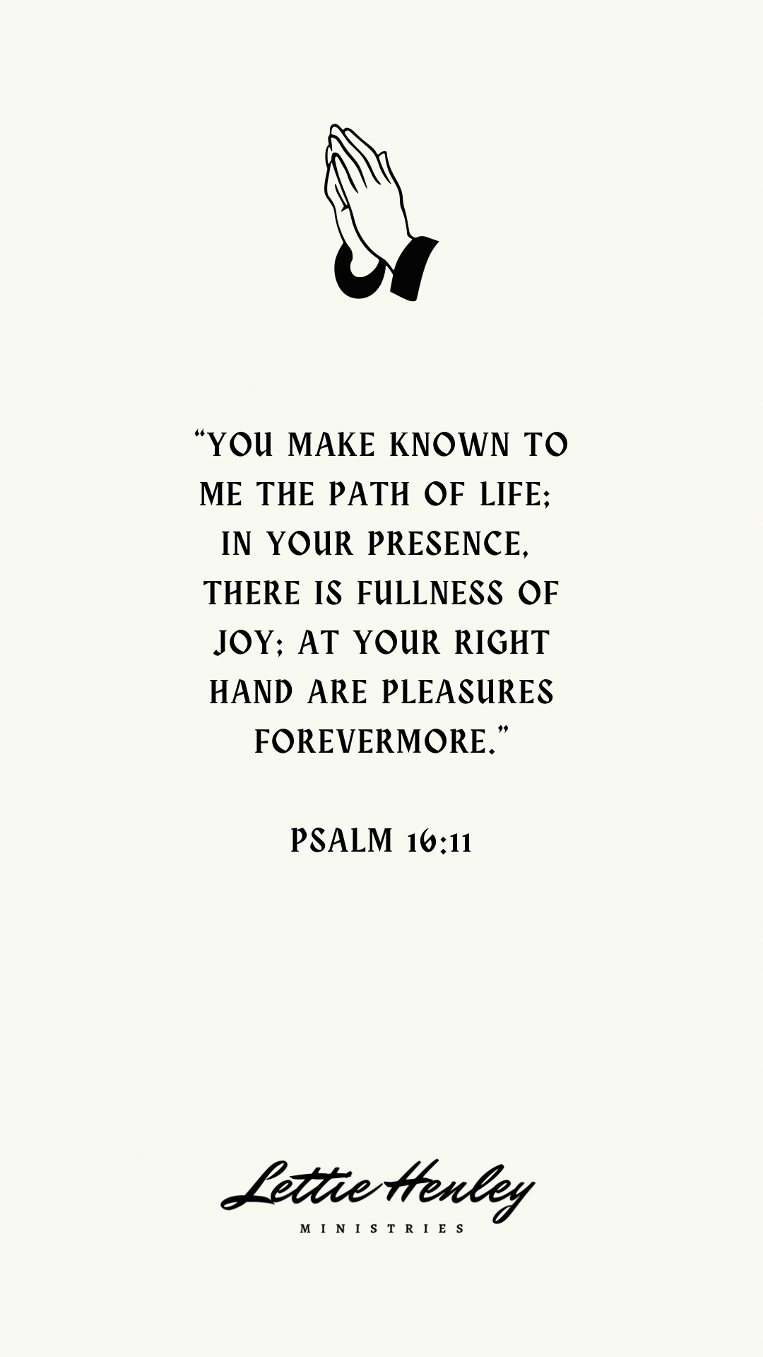 Finding Joy and Security in God’s Presence