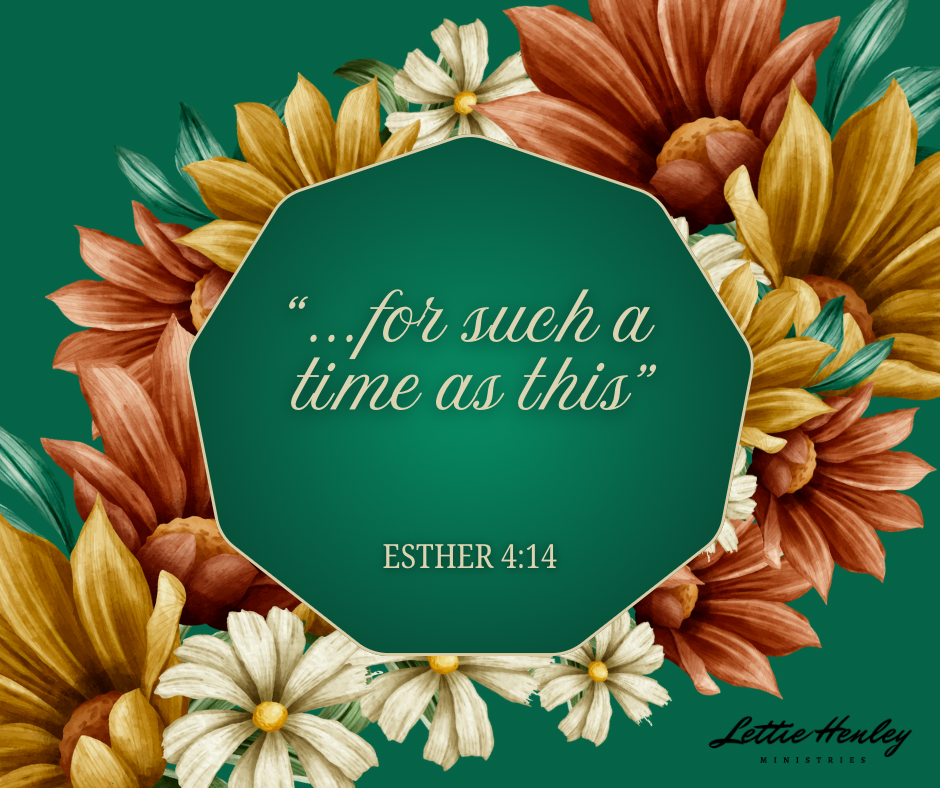 For Such a Time as This