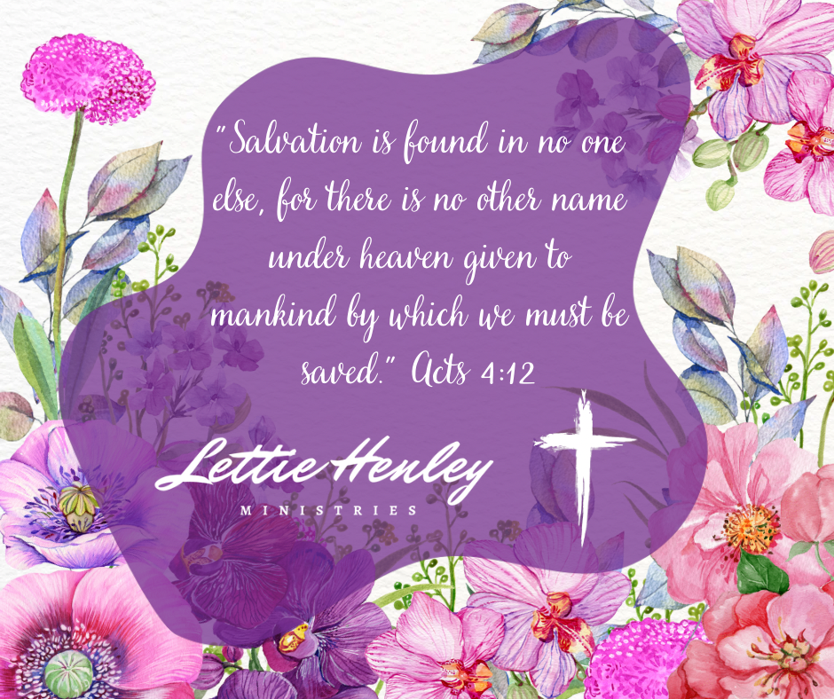 Only Jesus, Only Salvation