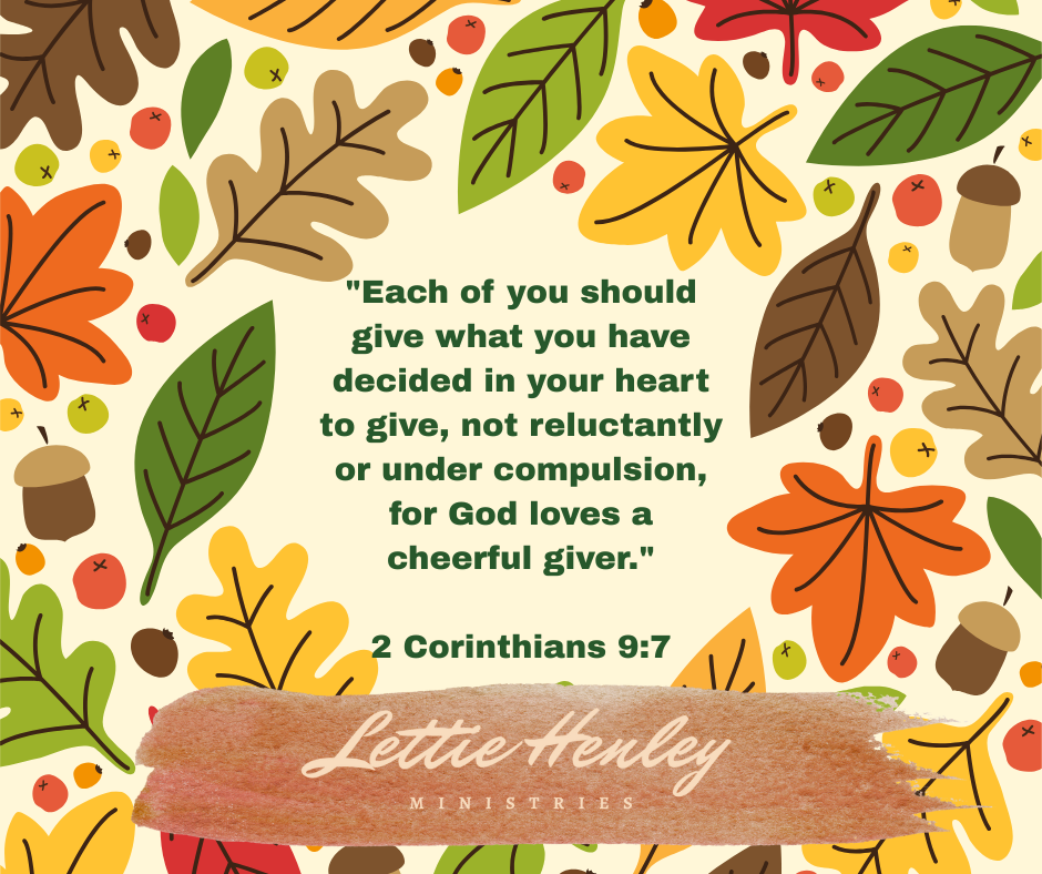 Giving with a Heart of Joy and Generosity