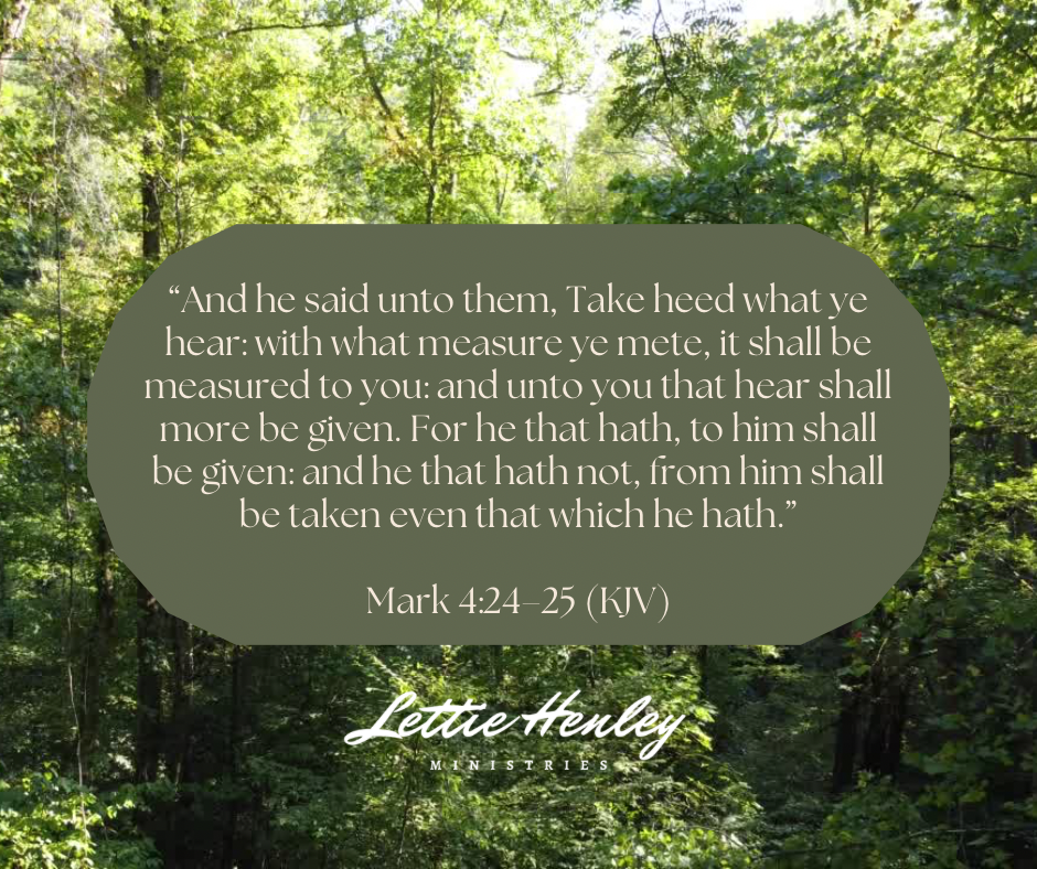 Measured by What We Hear