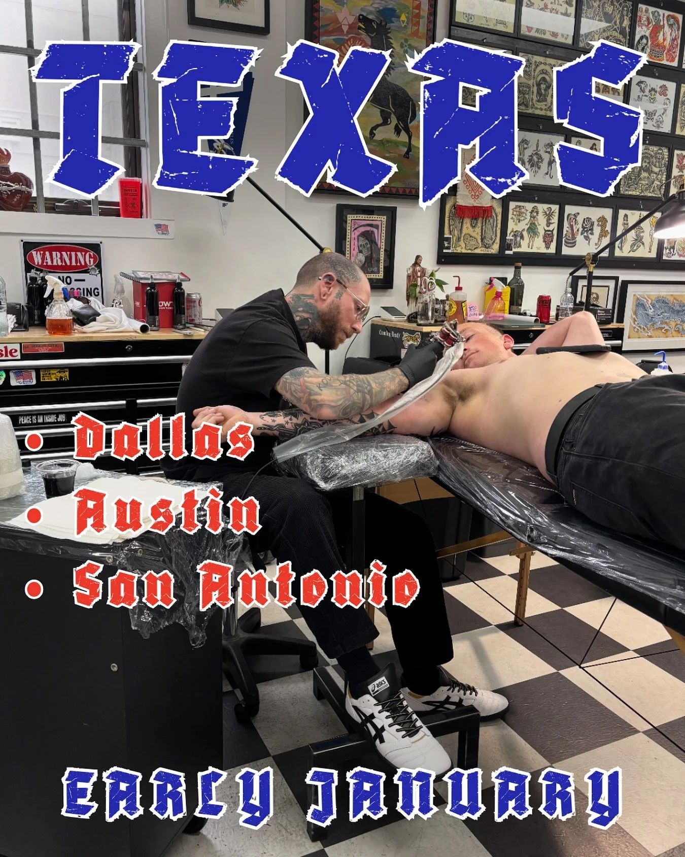 🇺🇸🇺🇸🇺🇸🇺🇸🇺🇸🇺🇸🇺🇸🇺🇸🇺🇸🇺🇸🇺🇸 
2026 Texas. This will most likely be the only chance to get tattooed by me in America next year. It&rsquo;s almost completely full but if you would like to get tattooed send me a DM.