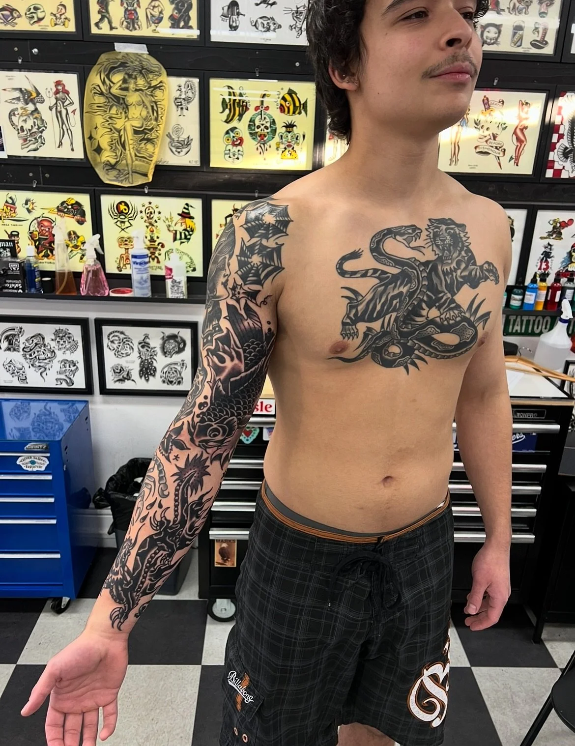 Dm to get your sleeve done.