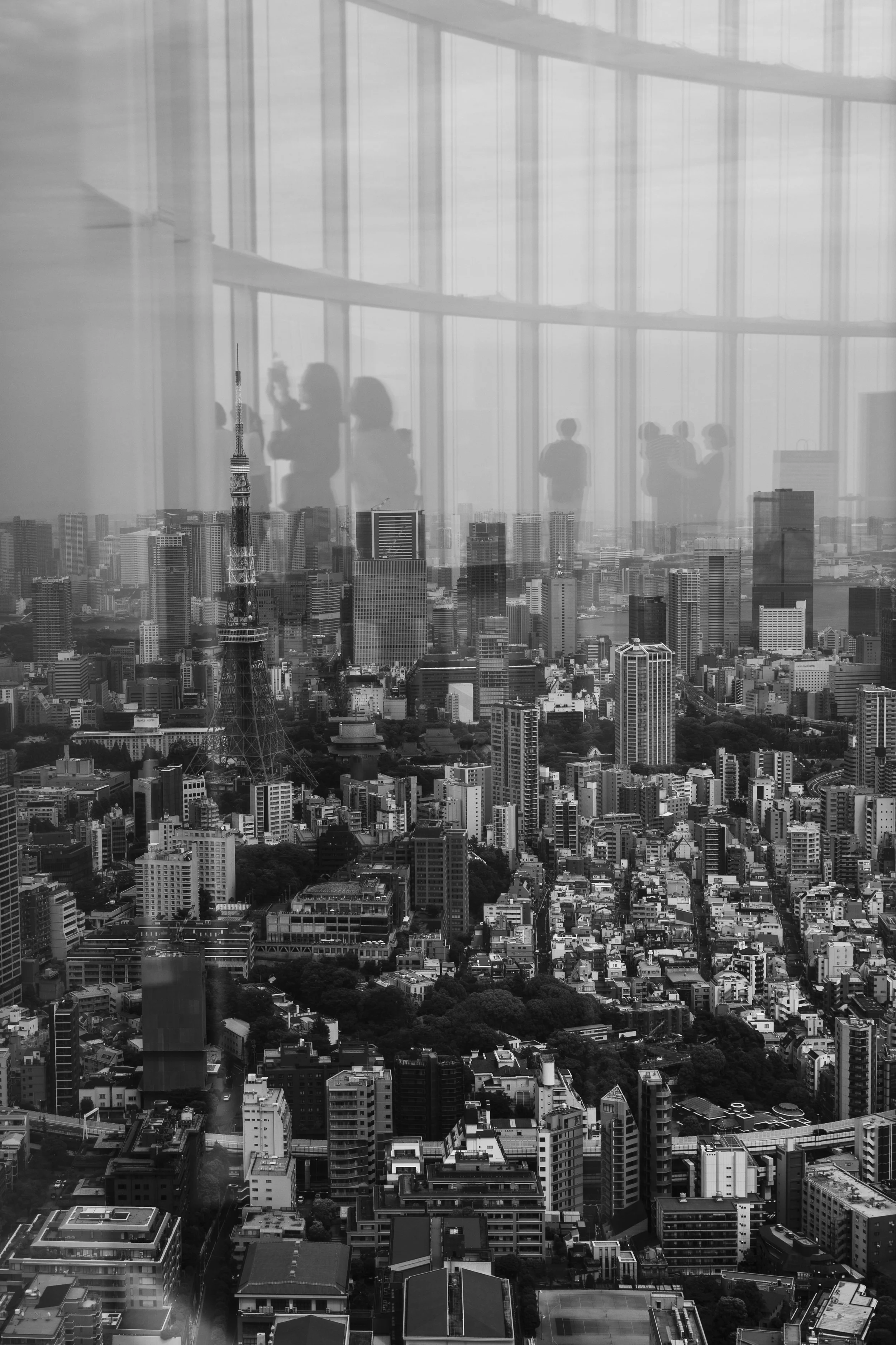 Tokyo cityscape view mori tower