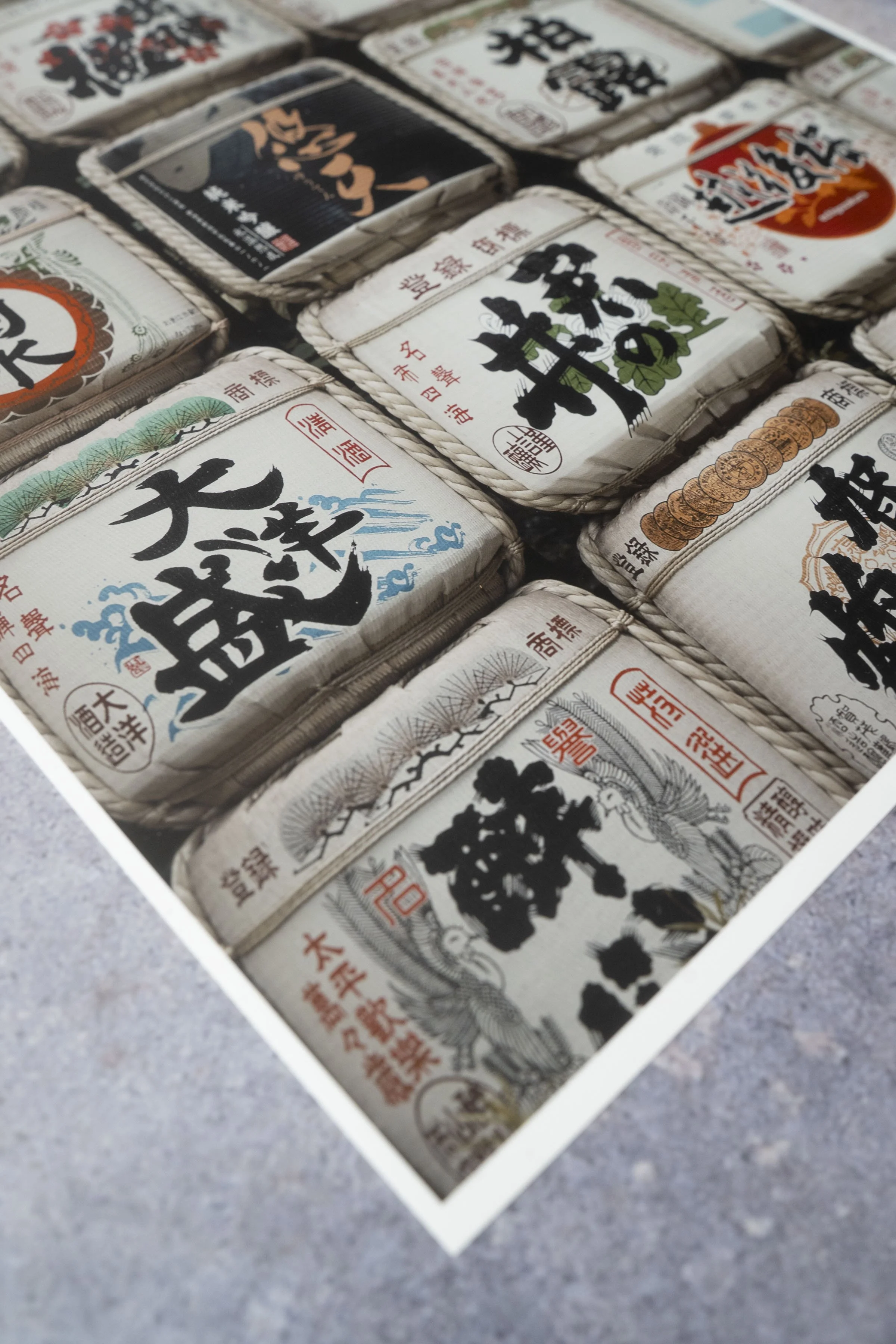 Sake Barrels Print Photogrpahy Tokyo AltSpots_detail2.jpg