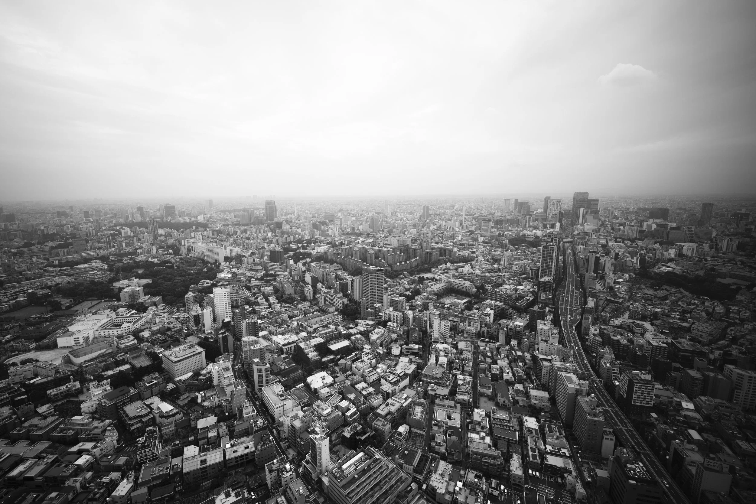 Tokyo cityscape view mori tower