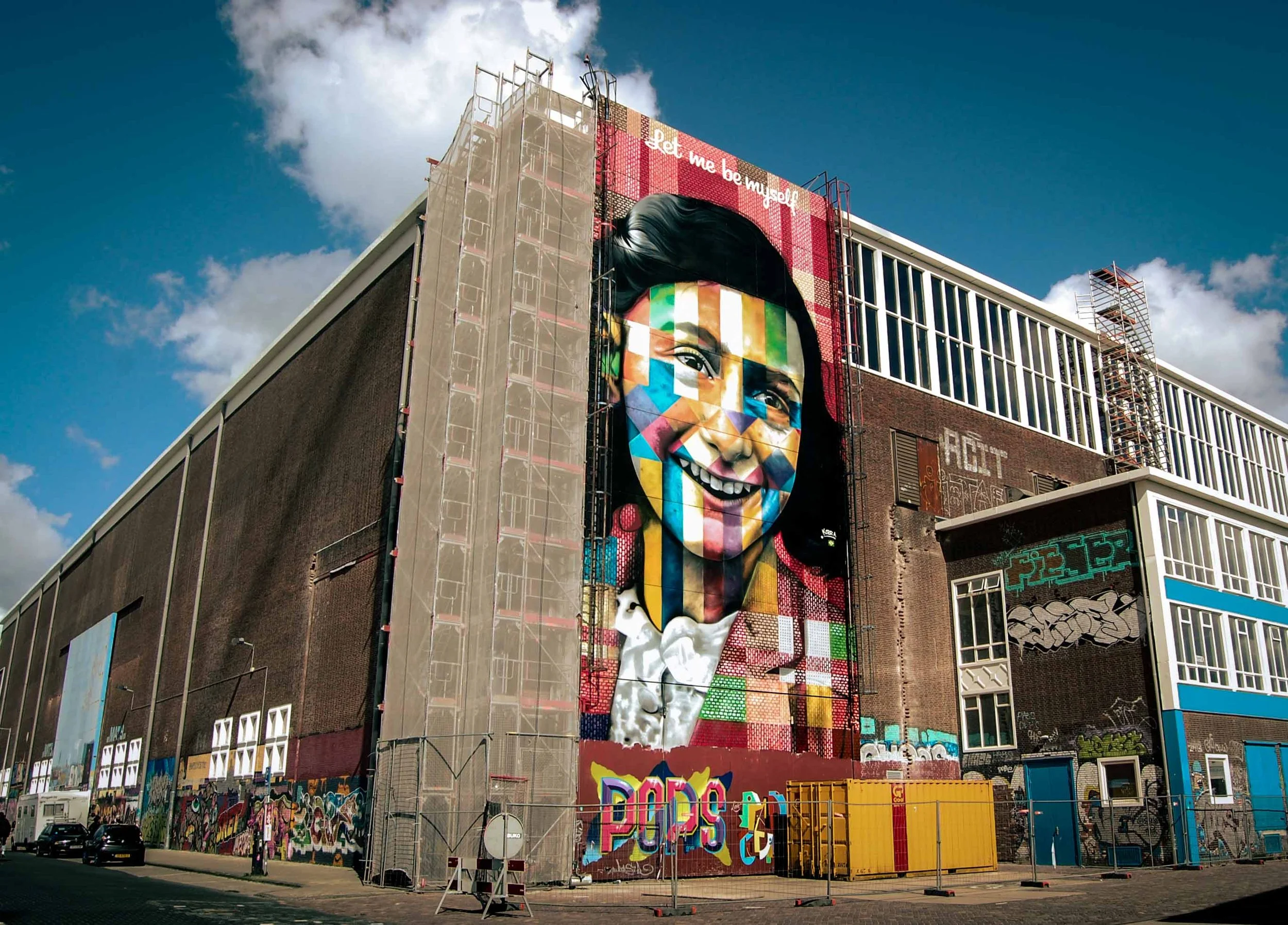 NSDM Amsterdam Anne Frank Mural