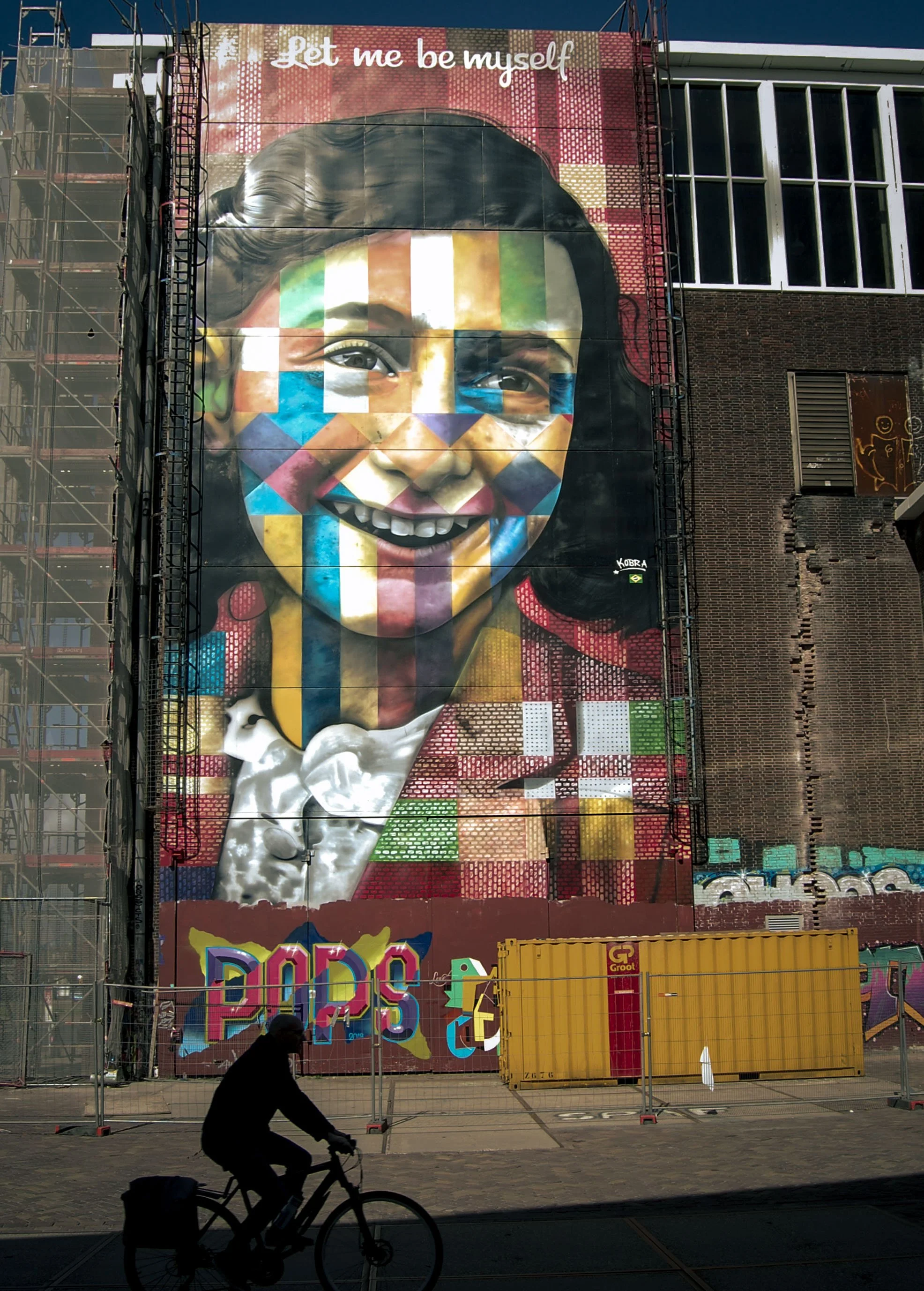 NSDM Amsterdam Anna Frank Mural