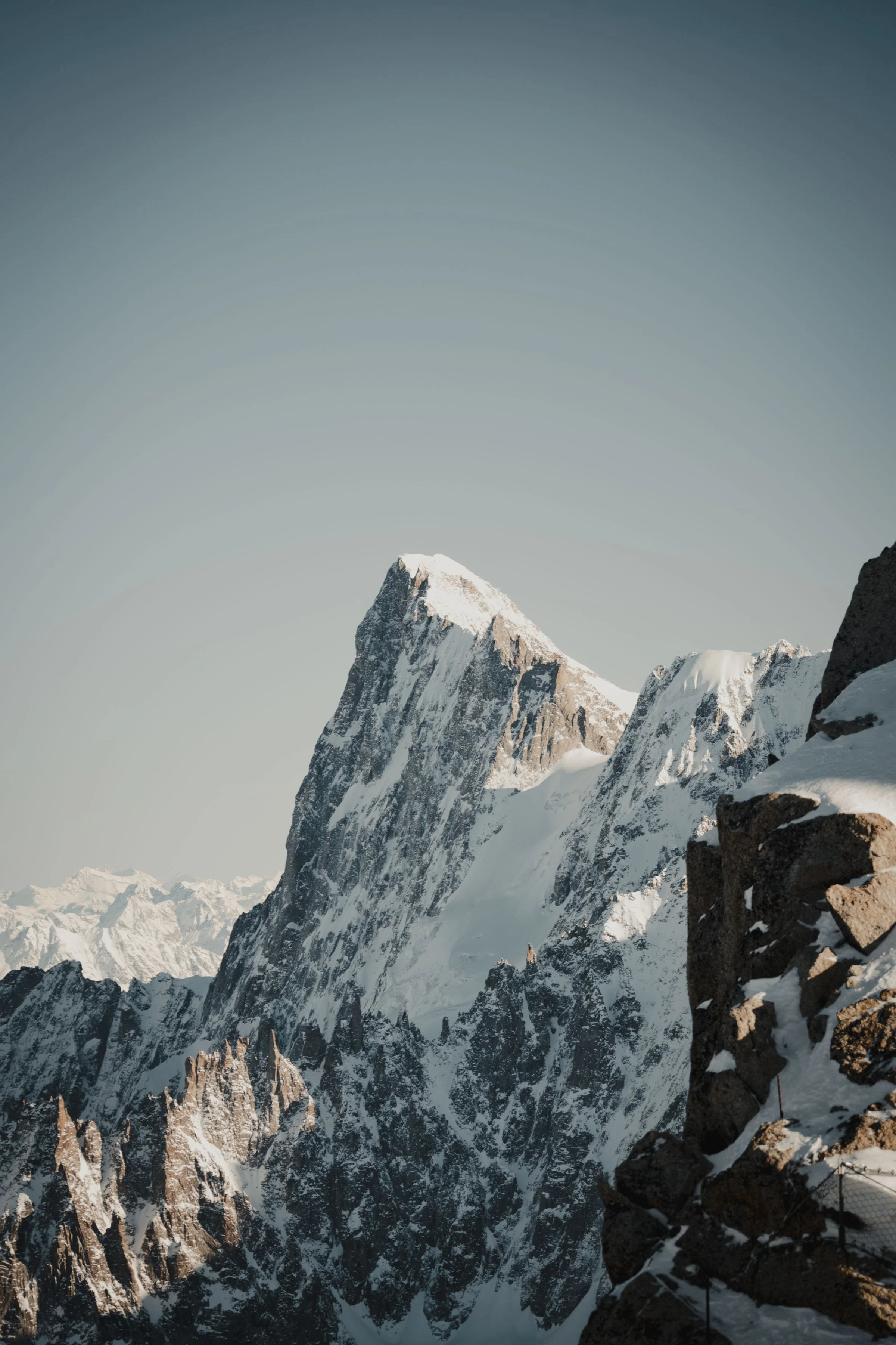 Aiguille du Midi Mont Blanc Mountain