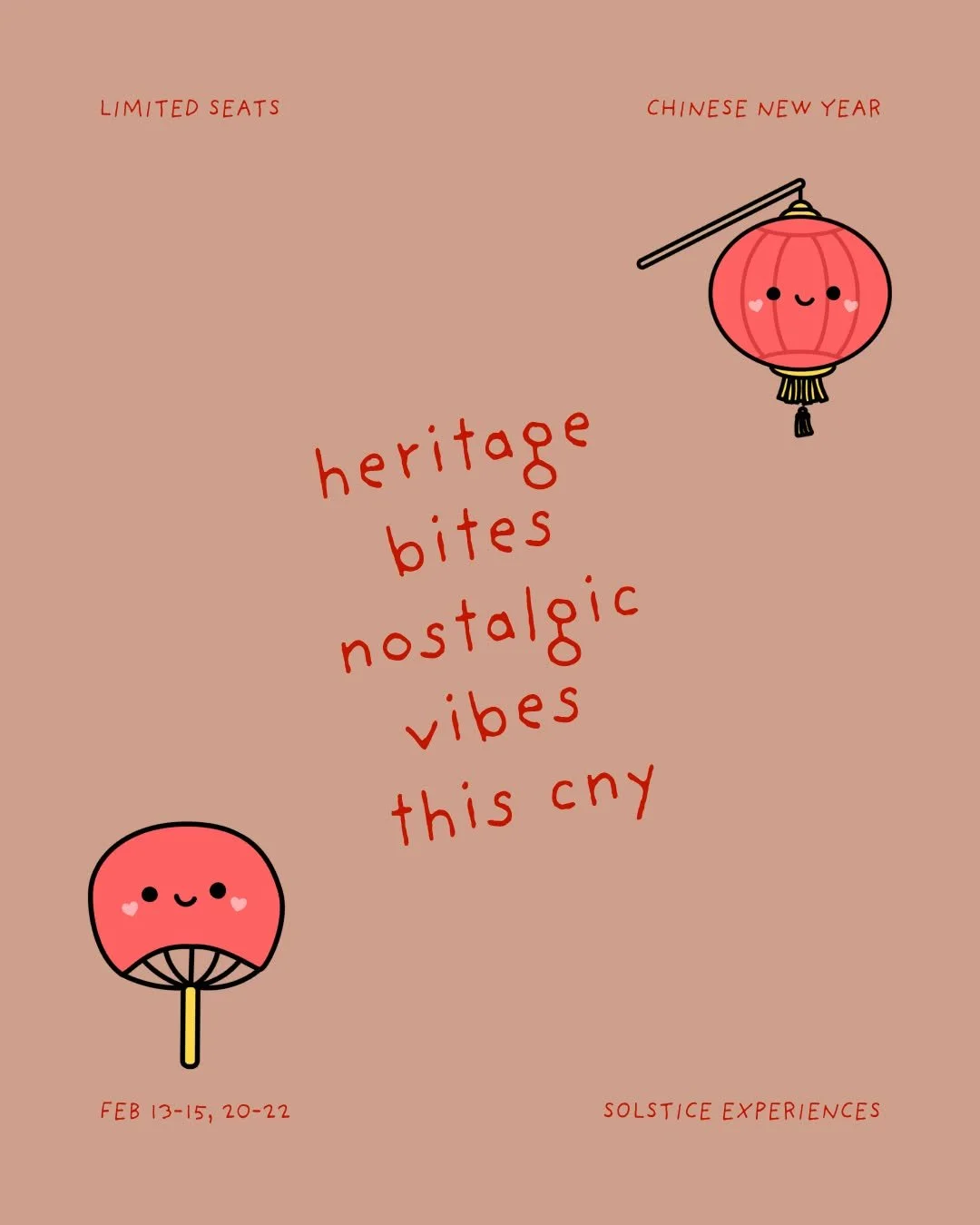 🧧 Good food hits different when you&rsquo;re with good people.

This Chinese New Year, switch up the usual and treat your crew to a heritage private dining experience that&rsquo;s fun, intimate, and full of festive energy. ✨

Less chaos, more qualit