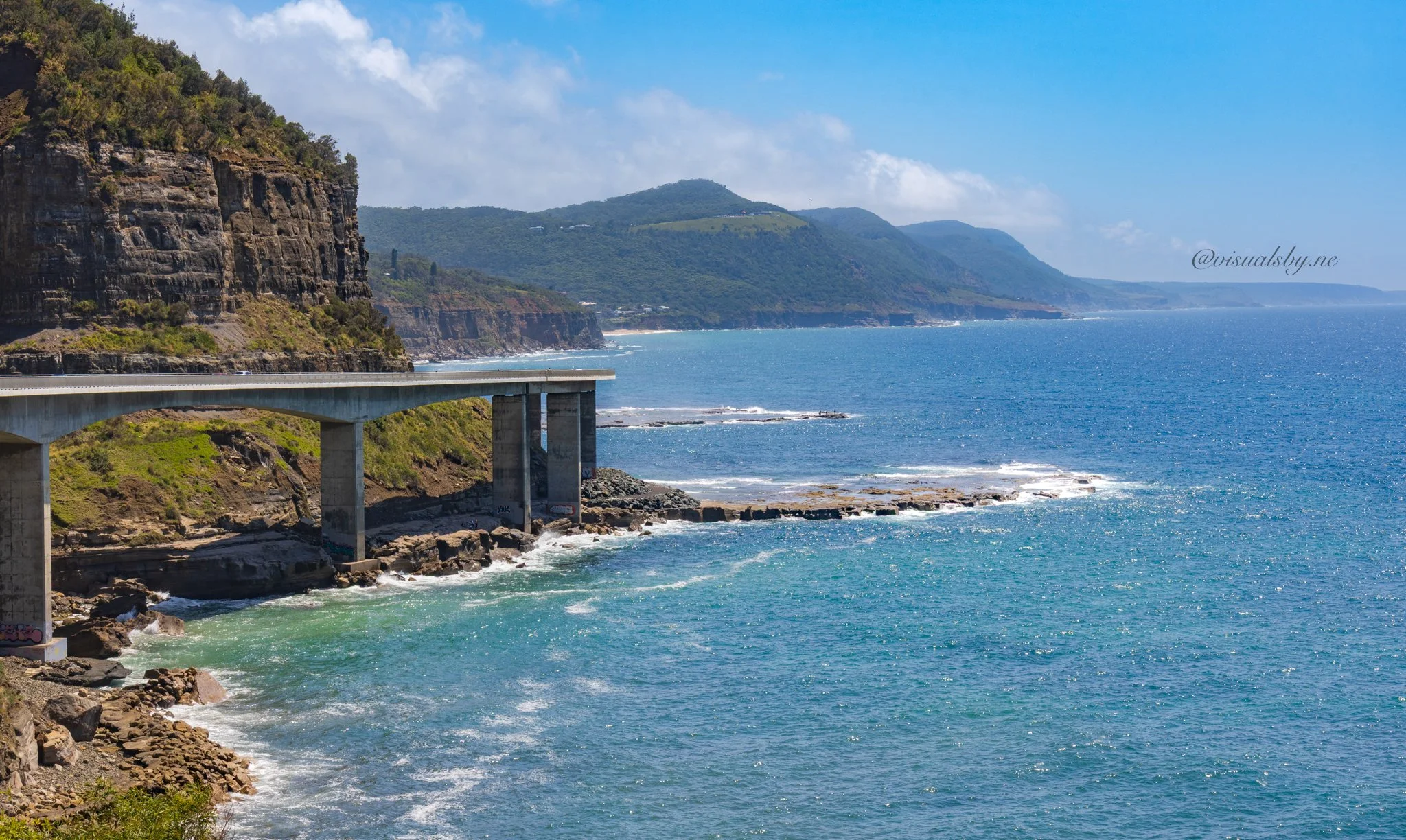 The iconic Sea Cliff Bridge 