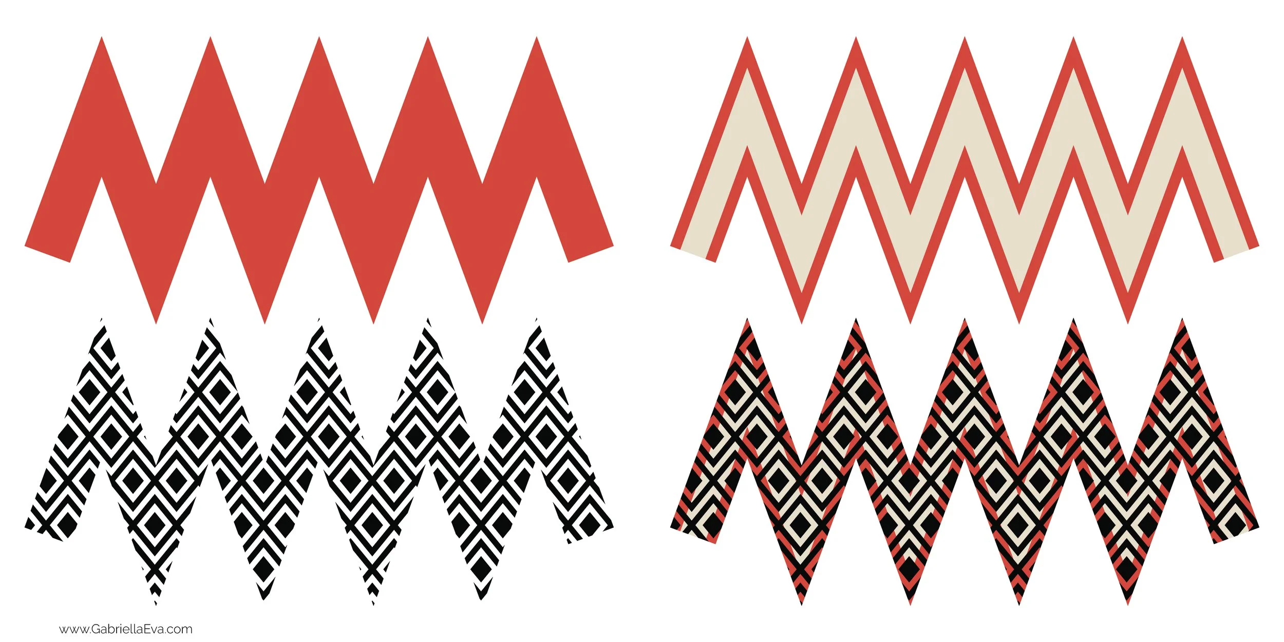 Geometric pattern inspiration from Myanmar’s textile design — Gabriella Eva