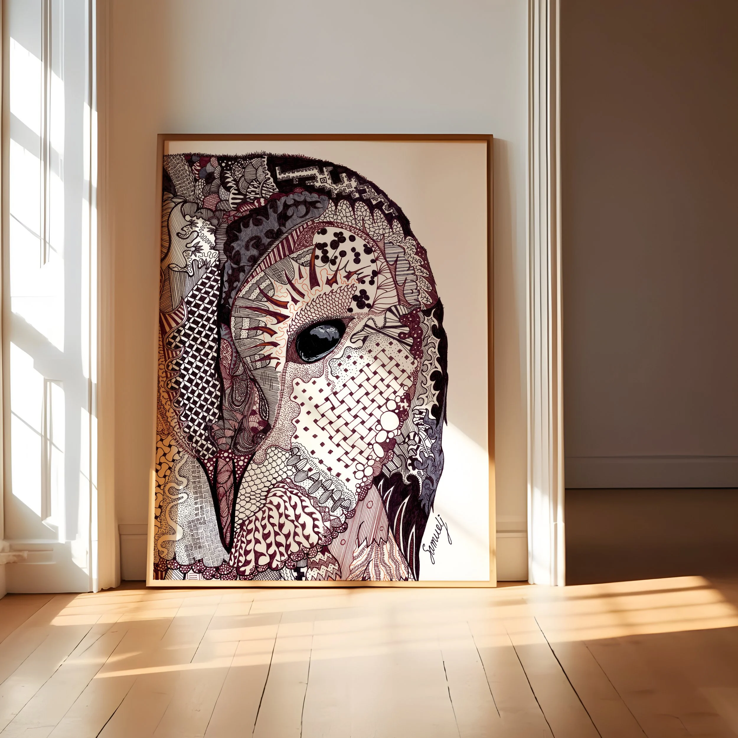 "Ancient Eye, Original Colours" Fine Art Print