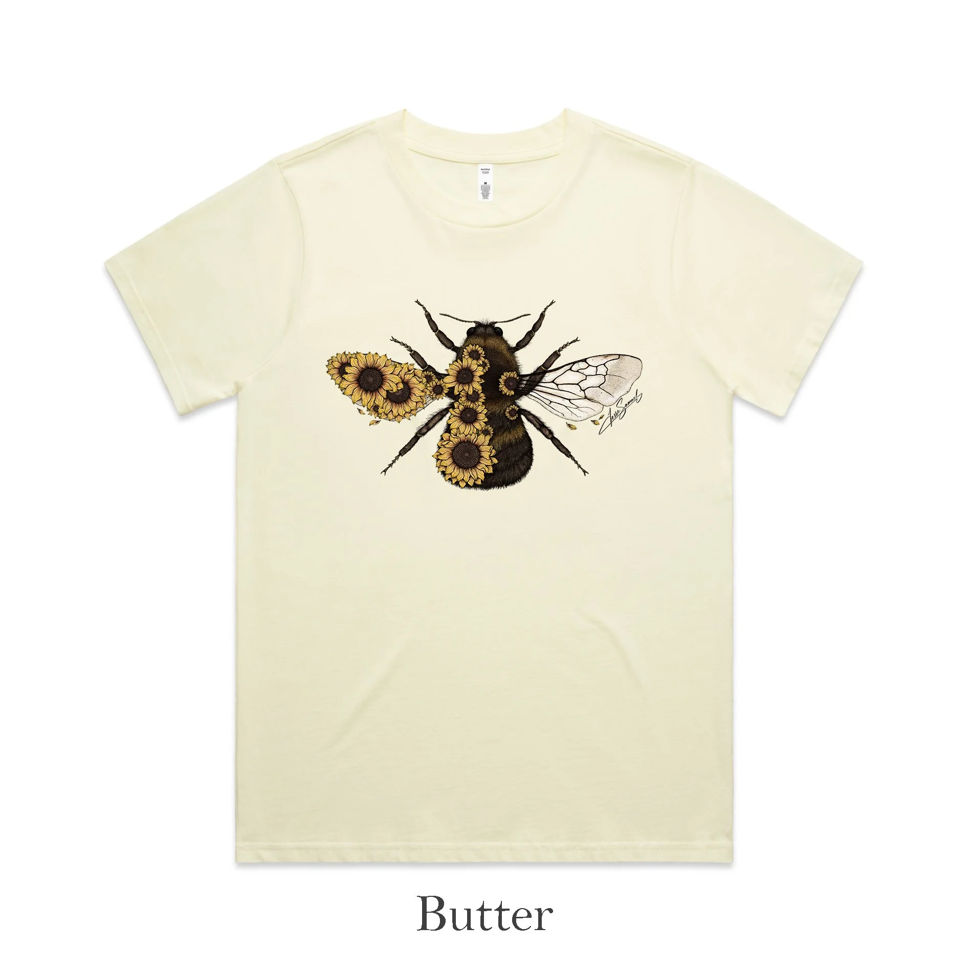 Women's Classic Tee - Colour Sunflower Bee