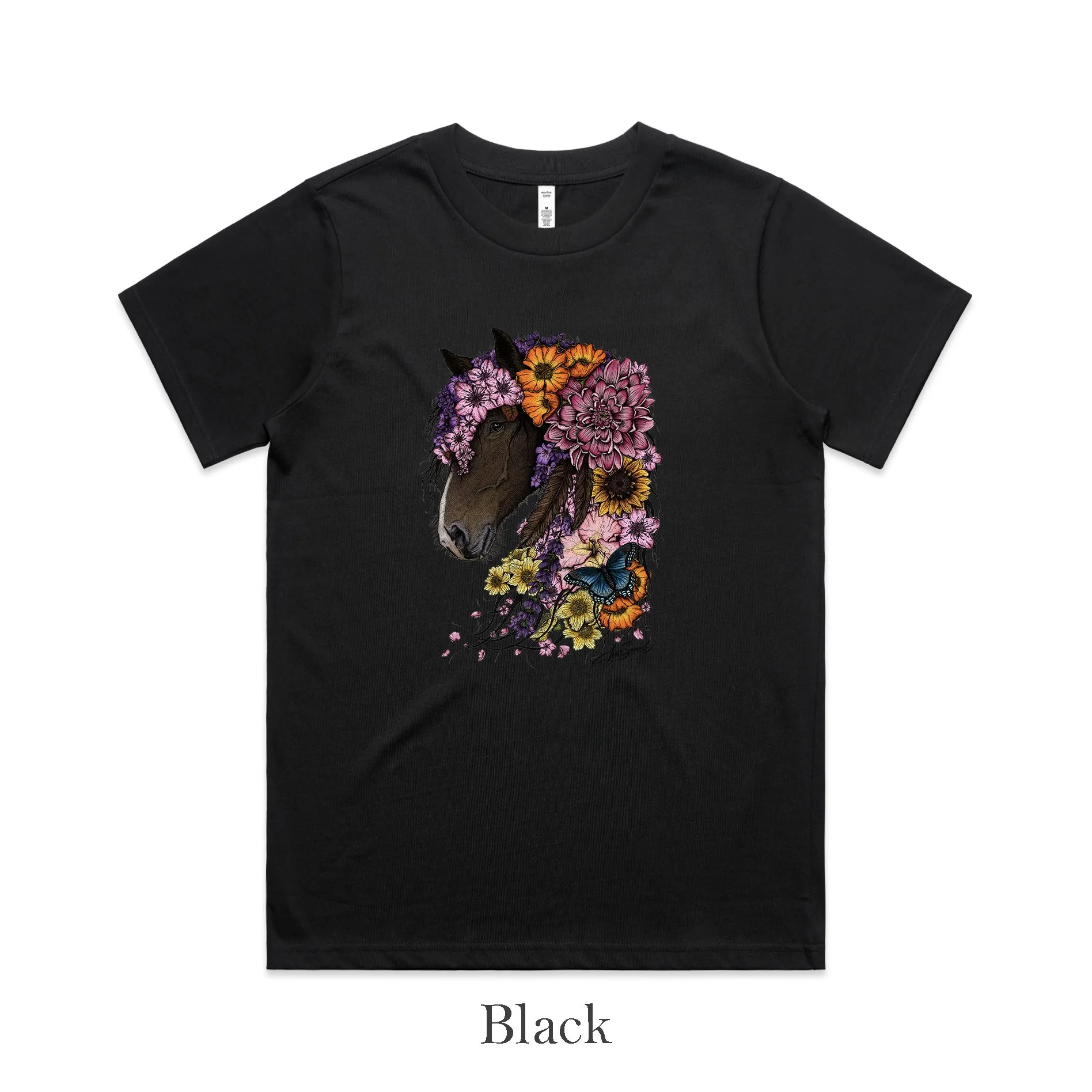 Women's Classic Tee - Floral Horse
