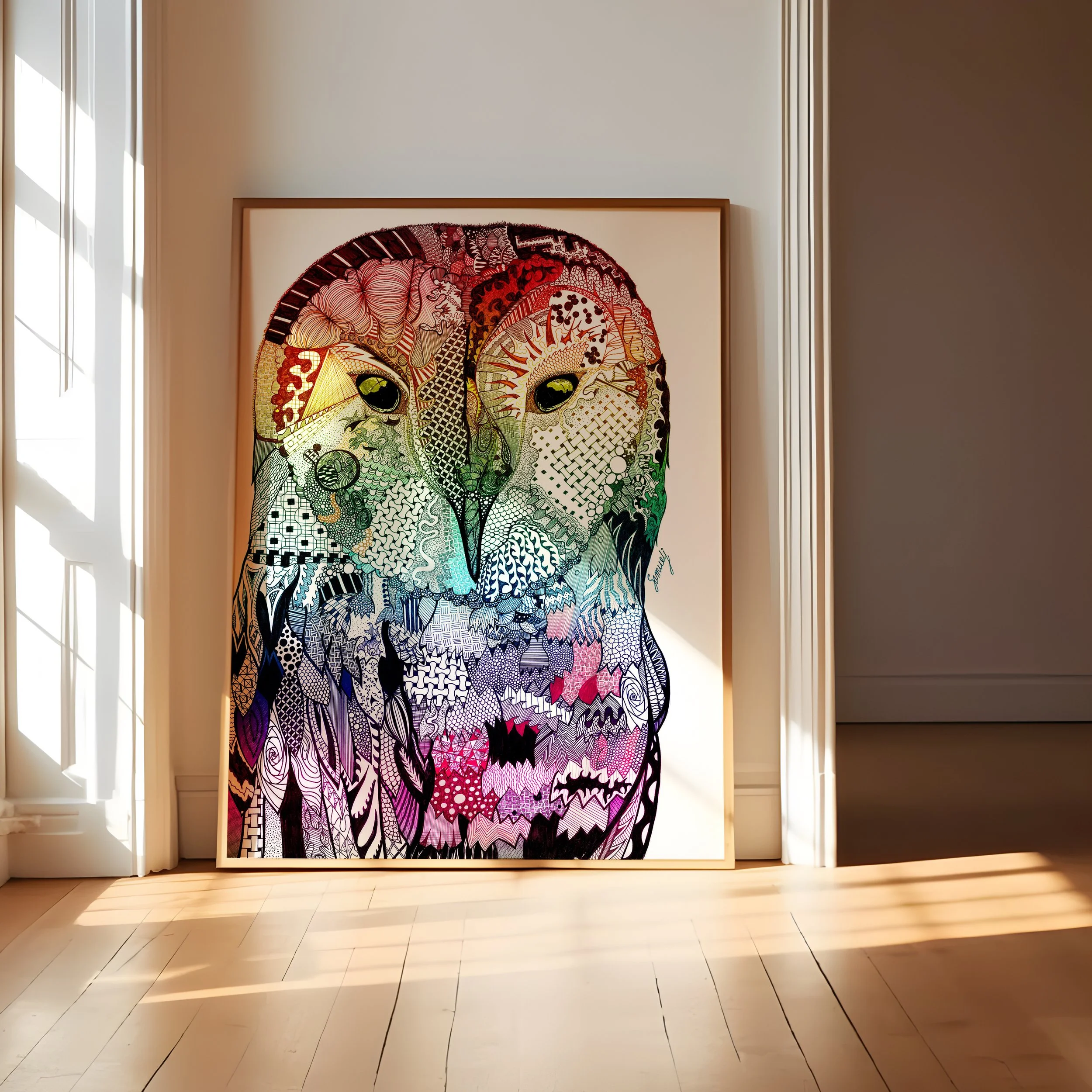 "Wise Owl" Fine Art Print