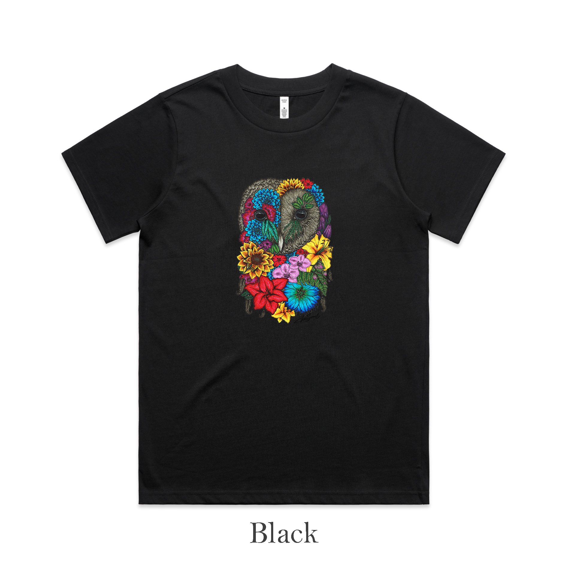 Women's Classic Tee - Floral Owl