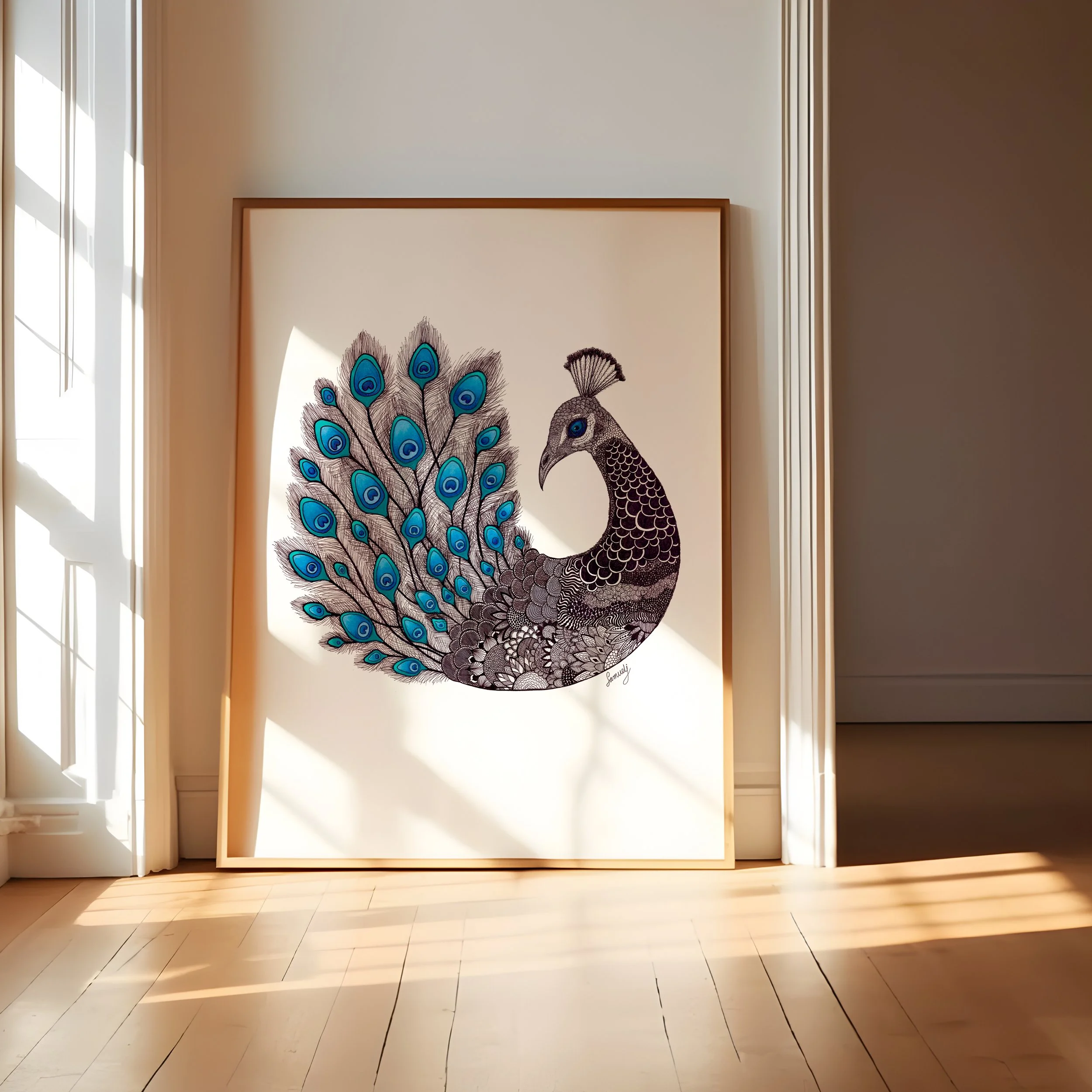 "Peacock" Fine Art Print